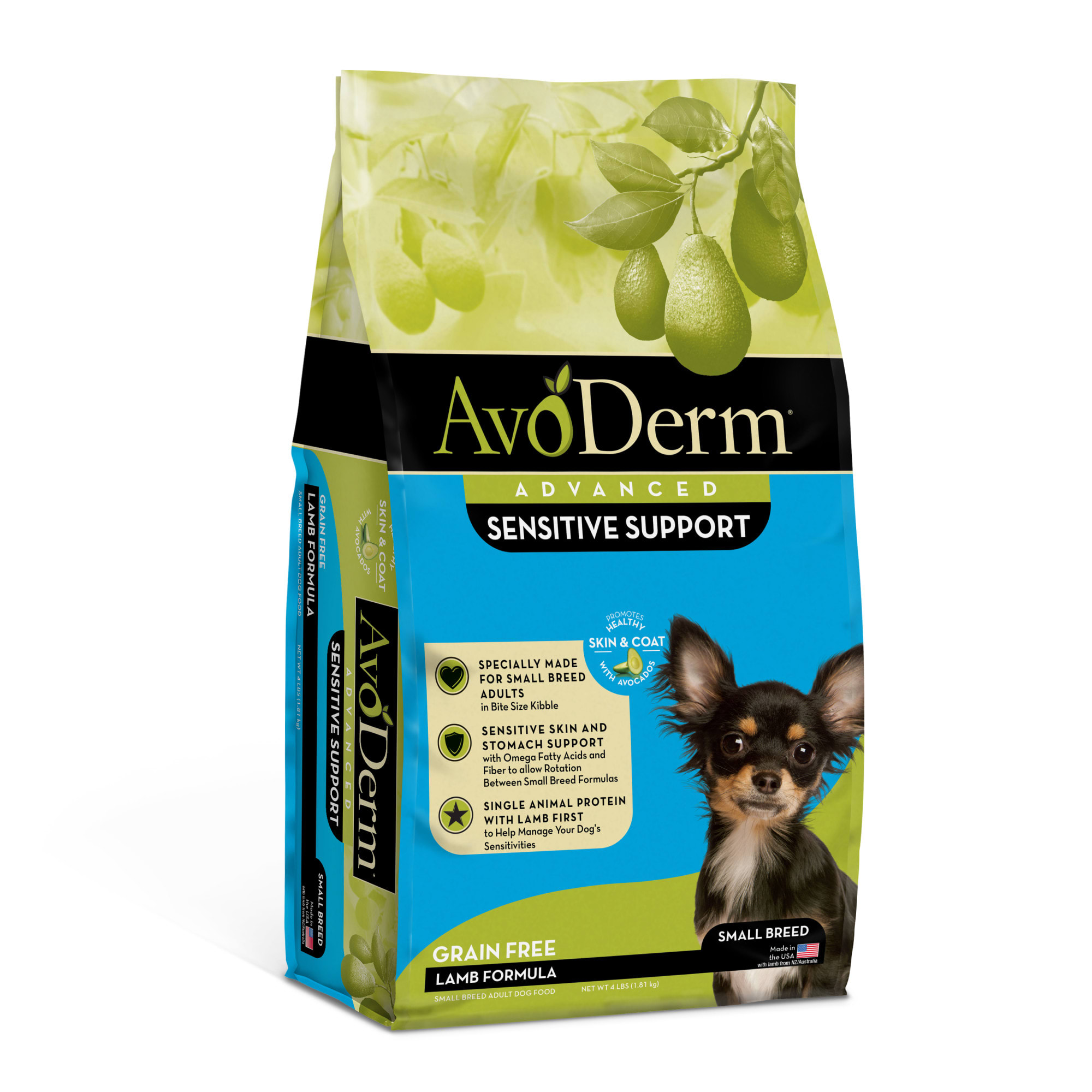 AvoDerm Advanced Sensitive Support Grain Free Small Breed Lamb