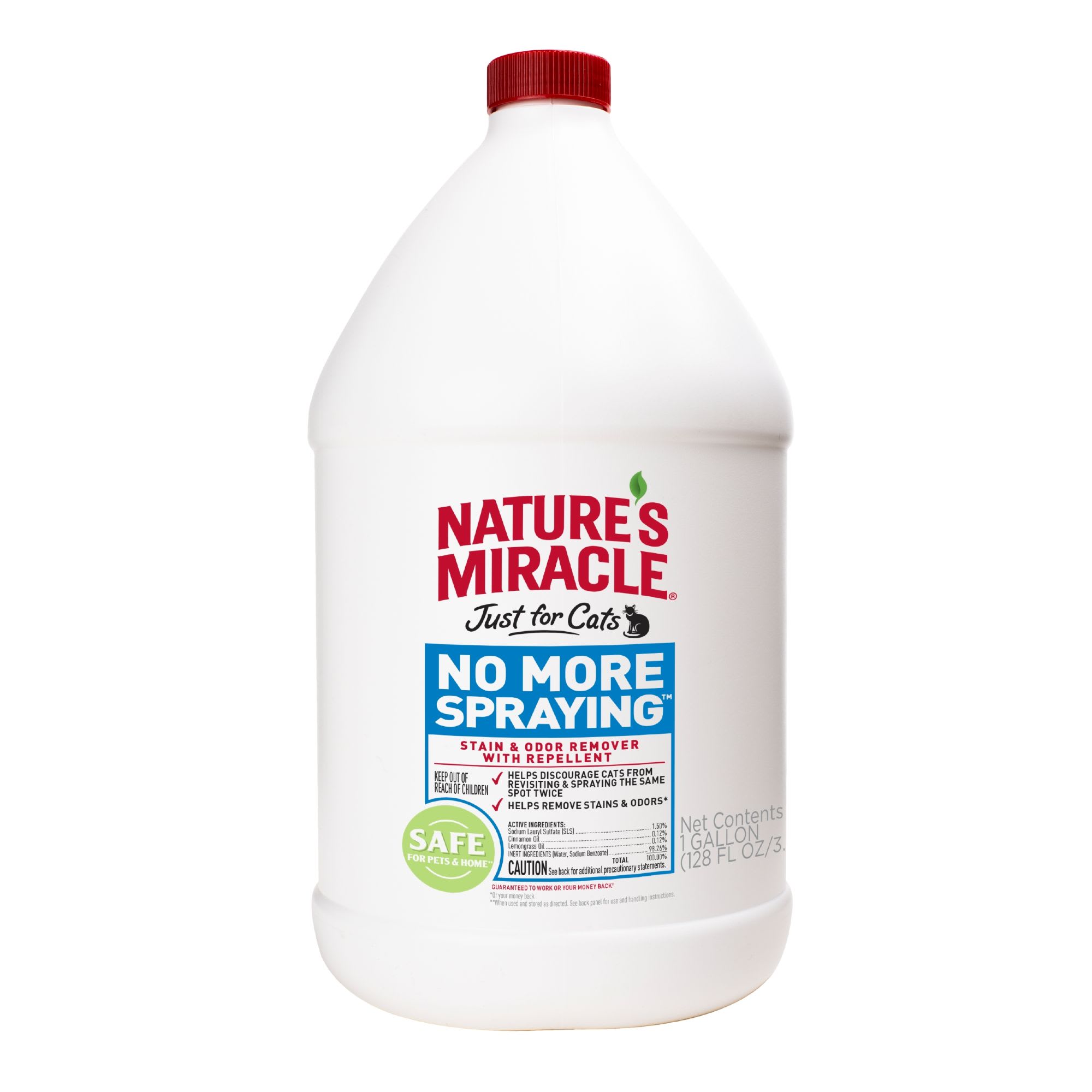 Nature S Miracle No More Spraying Stain And Odor Remover Repellent For Cats 1 Gallon Petco