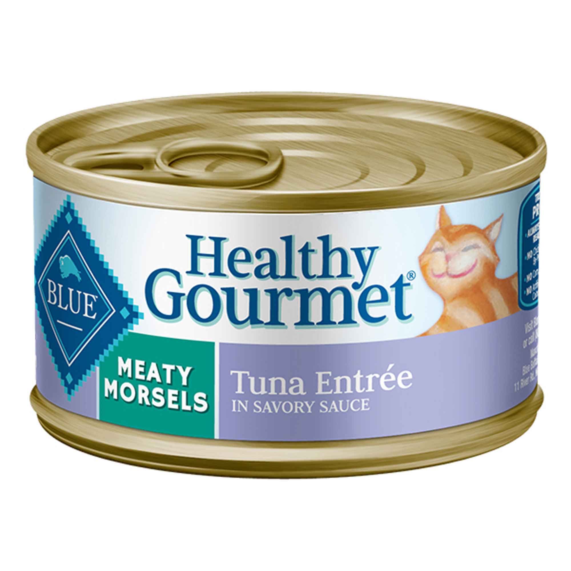 UPC 840243107957 product image for Blue Buffalo Blue Healthy Gourmet Meaty Morsels Tuna Entree Wet Cat Food, 3 oz., | upcitemdb.com