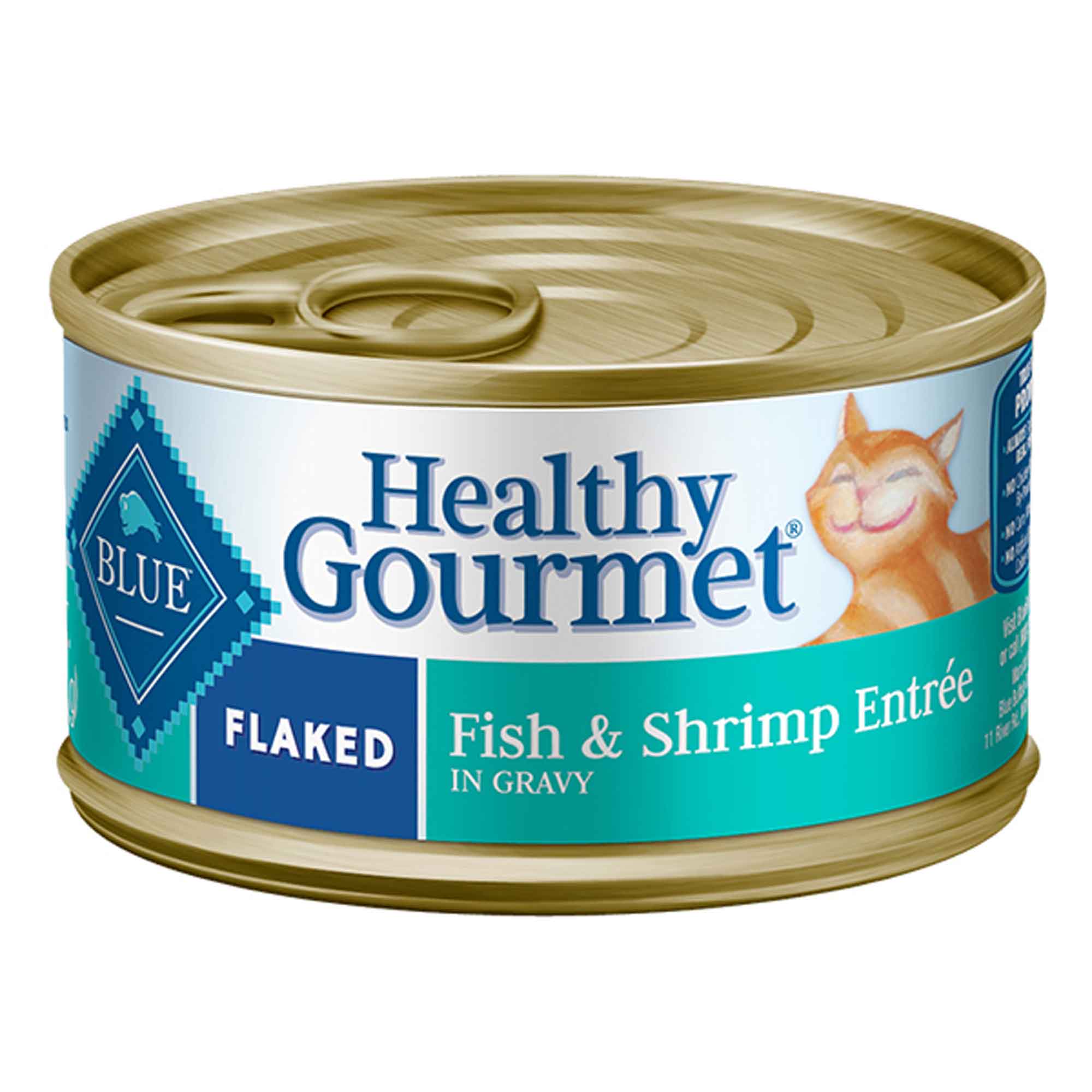 UPC 840243107896 product image for Blue Buffalo Blue Healthy Gourmet Flaked Fish & Shrimp Entree Wet Cat Food, 3 oz | upcitemdb.com