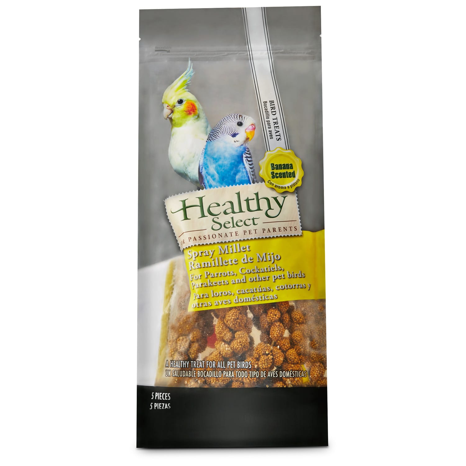 Healthy Toppings Papaya Treat for All Pet Birds : Bird Treats: Spray Millet  Treats, Seed, and Treat Sticks