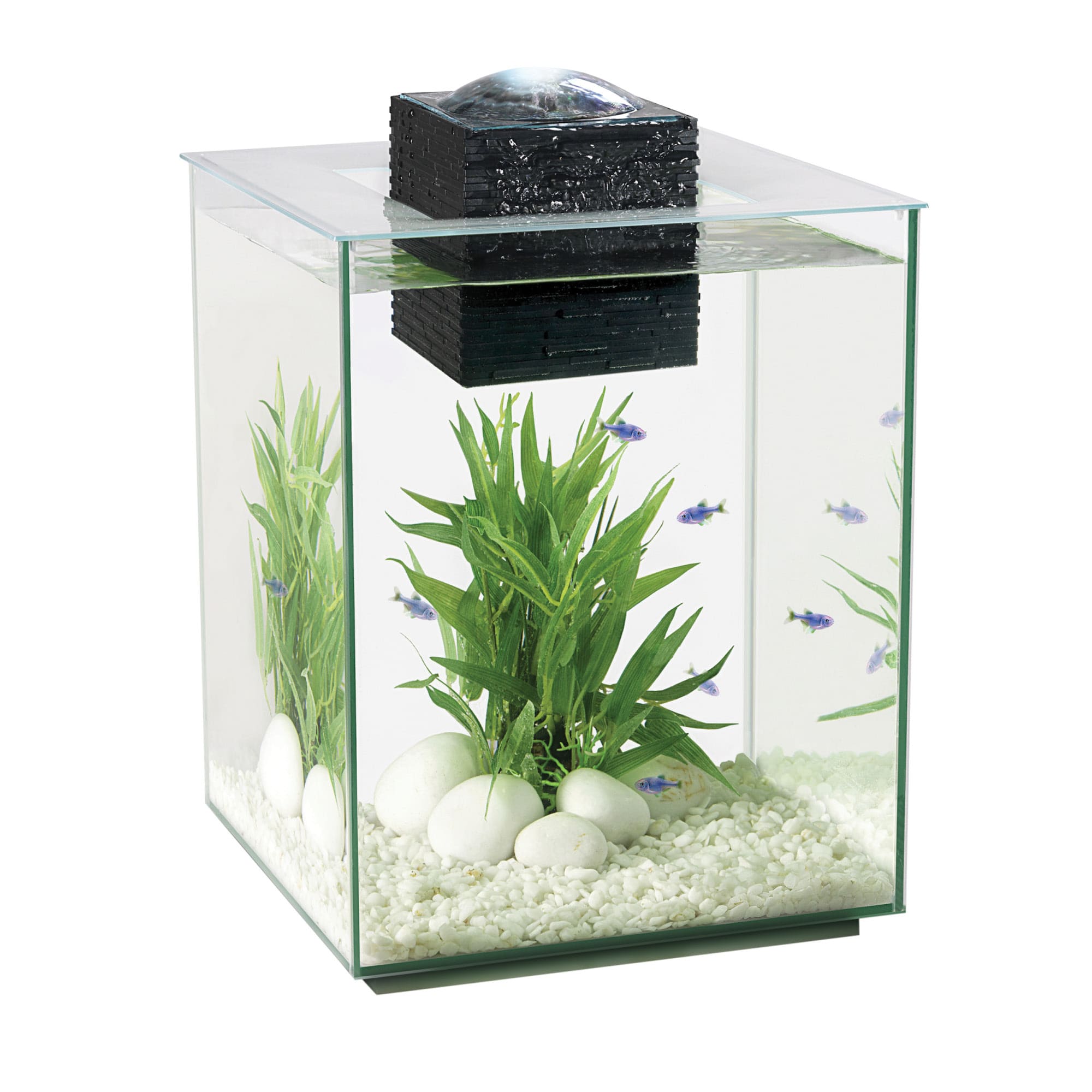 Hagen 10 Gallon tank Lid and light as well as some accessories