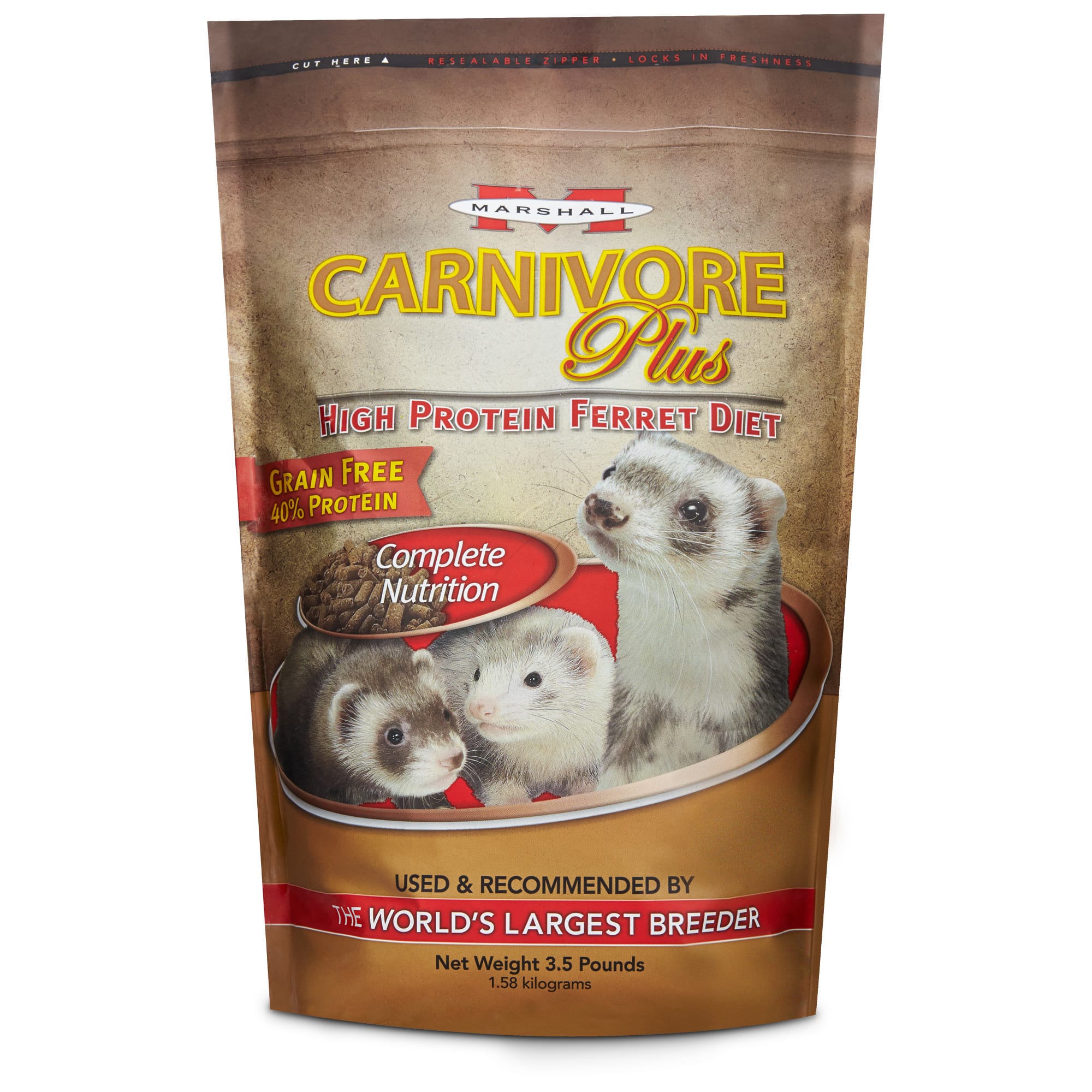 UPC 766501003796 product image for Marshall Pet Products Carnivore Plus Ferret Diet, 3.5 lbs. | upcitemdb.com