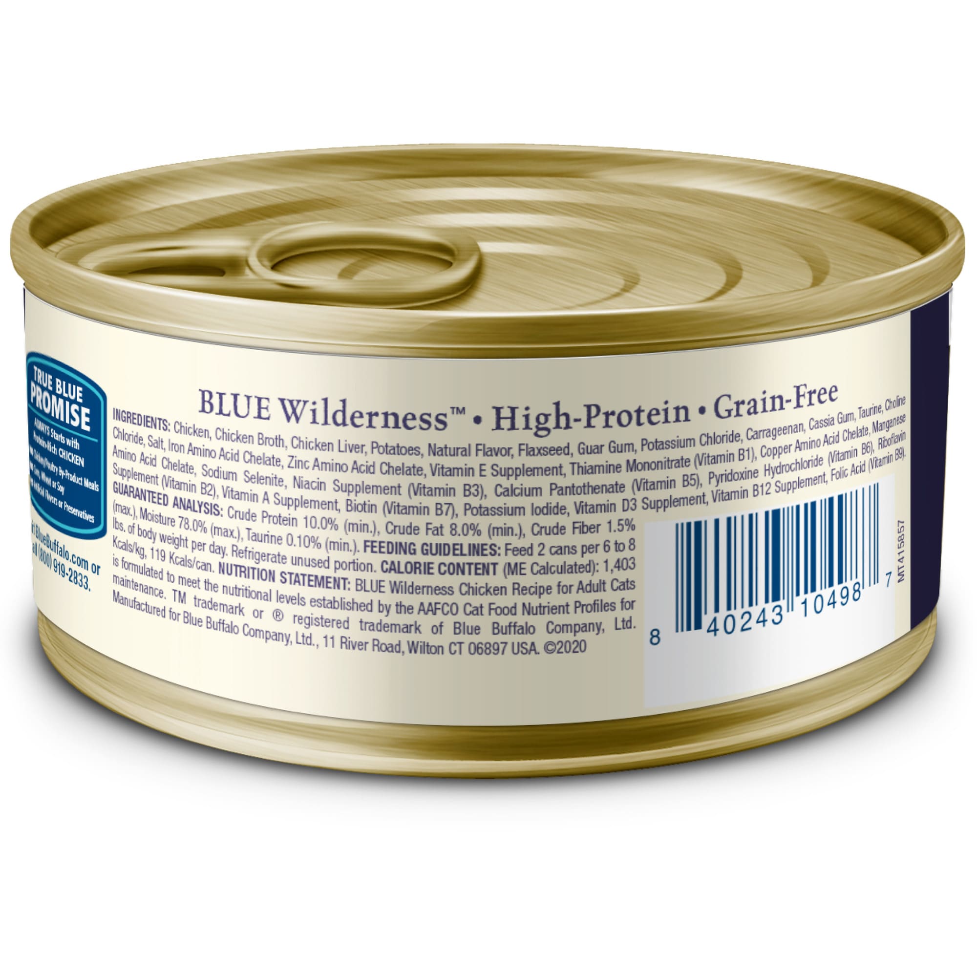 Blue Buffalo Blue Wilderness Mature Chicken Recipe Wet Cat Food