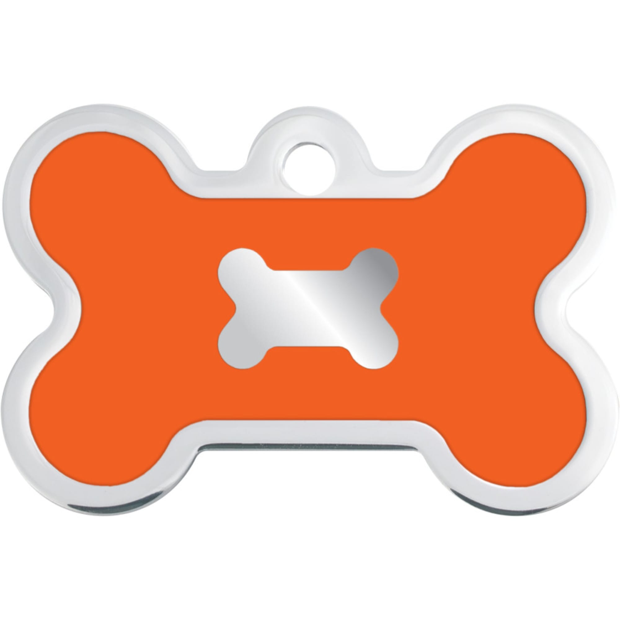 Orange 2025 dog tag