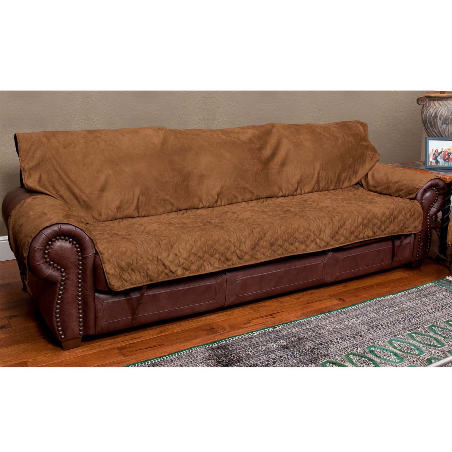 Solvit Sofa Full Coverage Cocoa, Leather Couch Covers For Pets