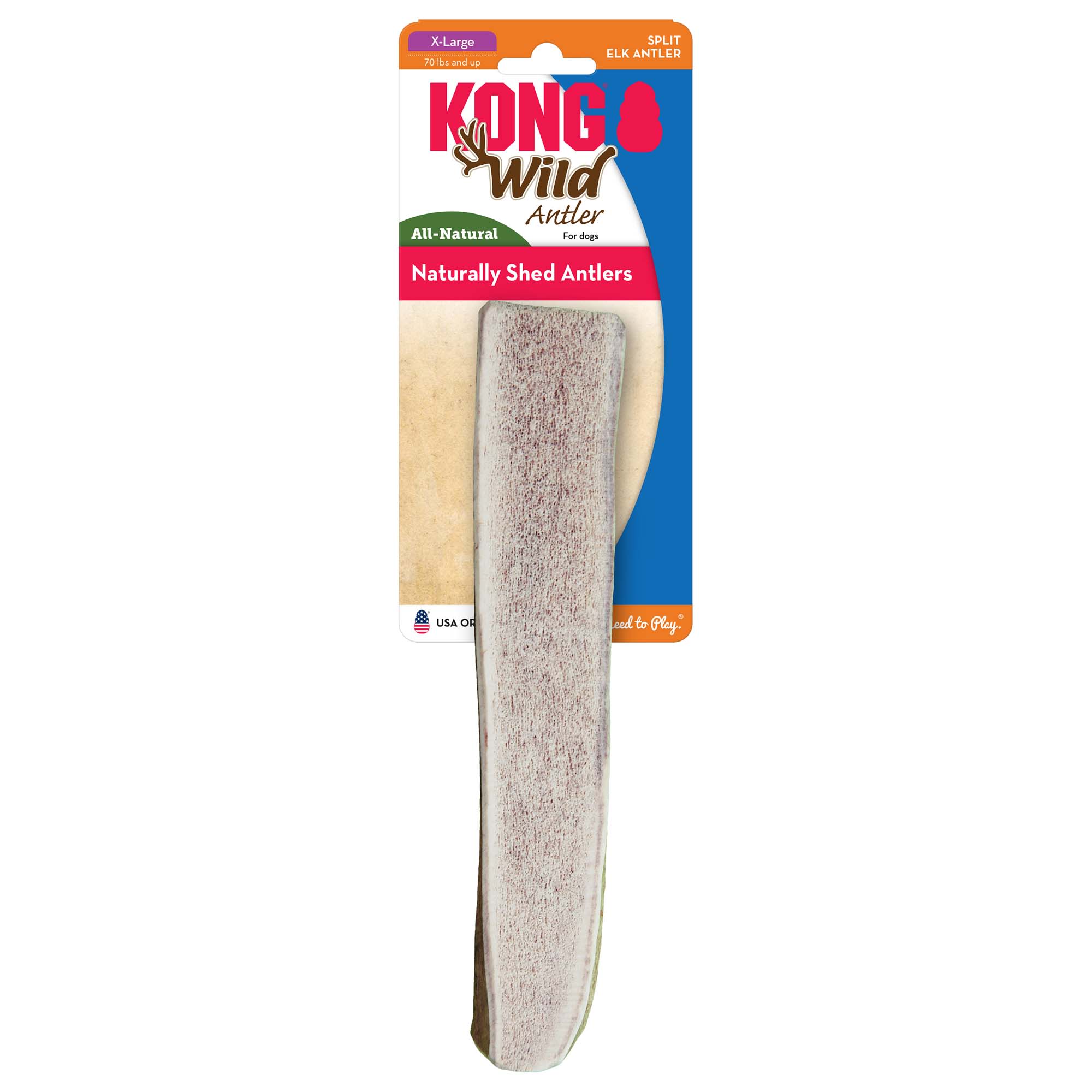 KONG Wild Split Elk Antler Dog Bone Small Petco