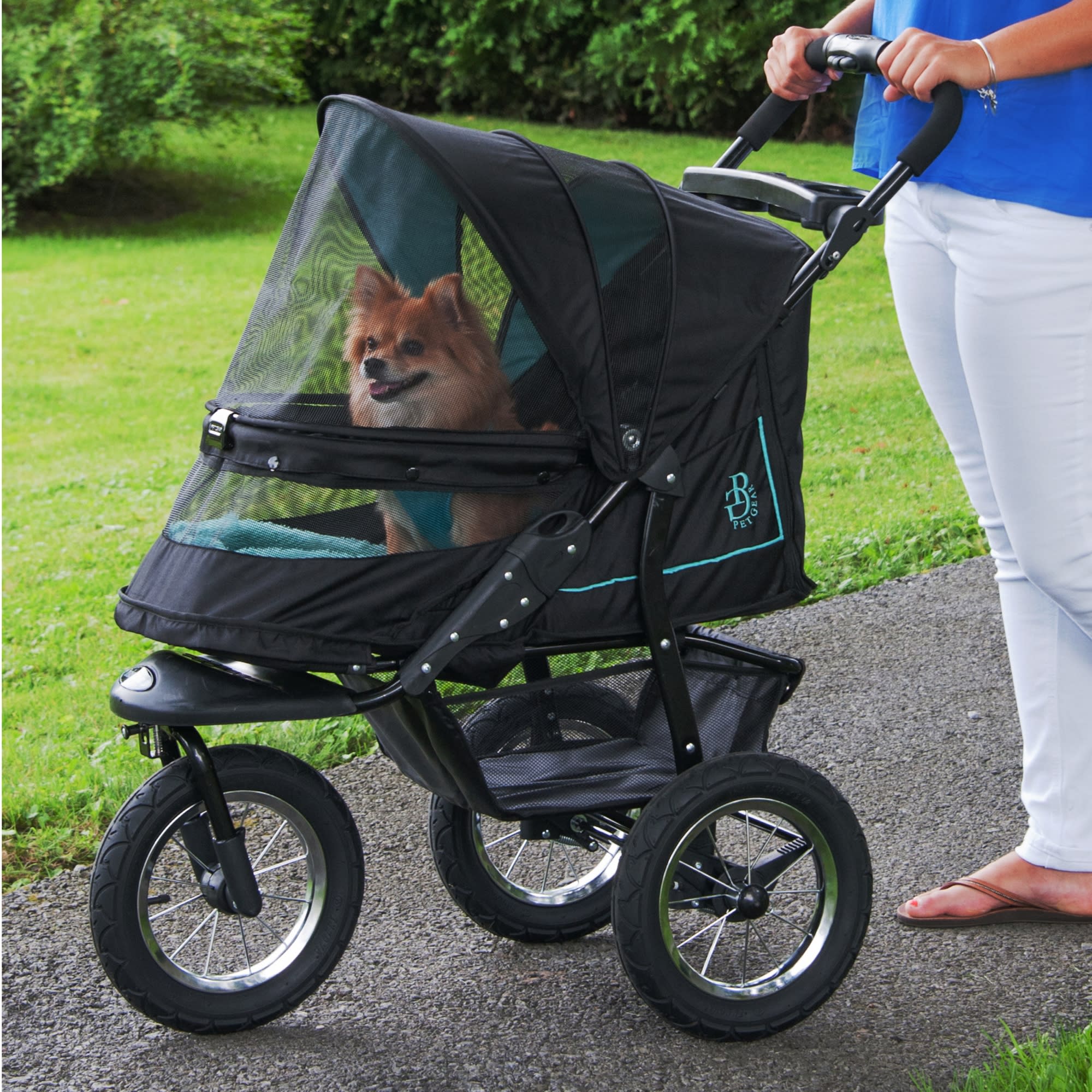 Pet Gear NV NoZip Sky Line Pet Stroller, For pets up to 70 lbs. Petco