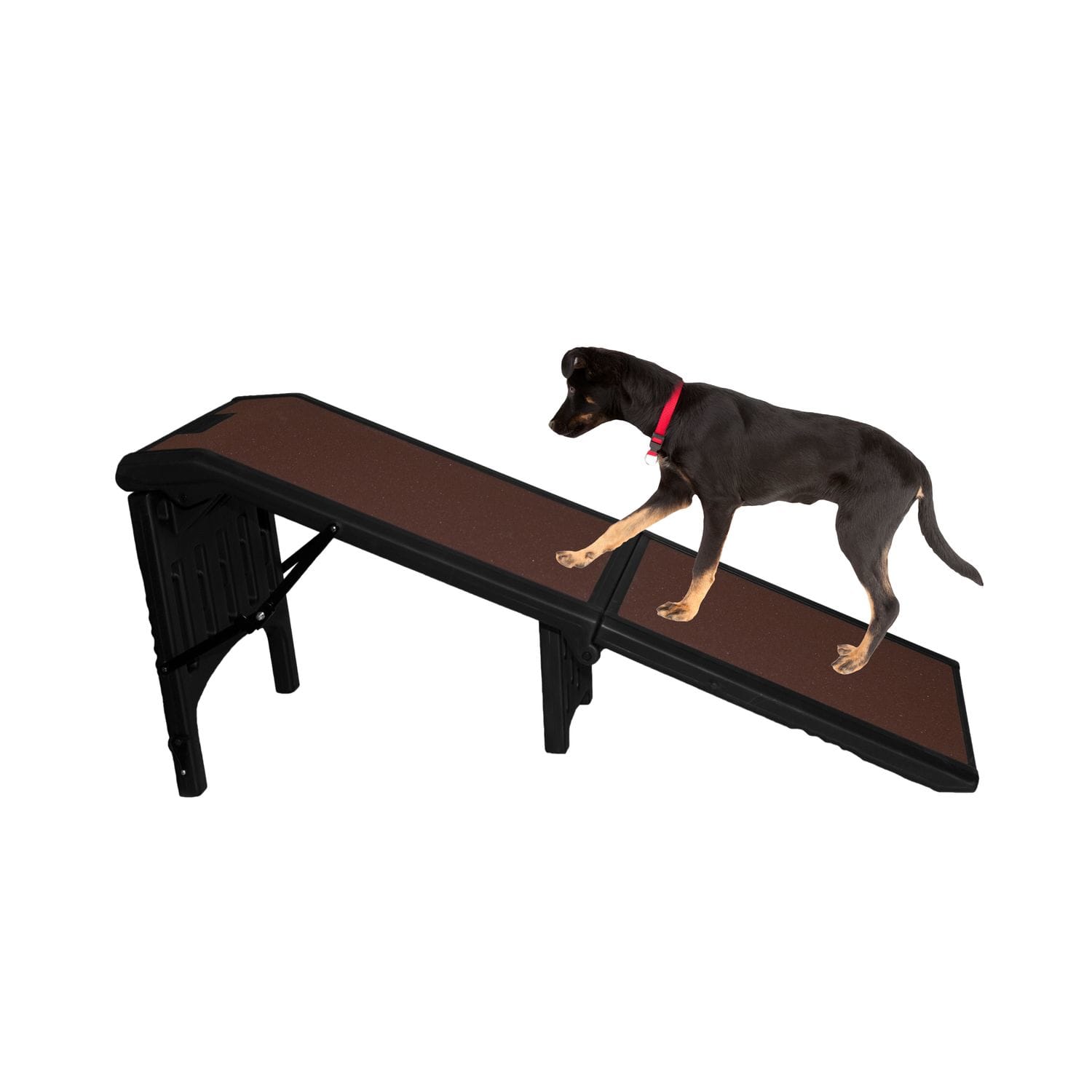 Pet Gear Extra Wide Free Standing Chocolate Pet Ramp 55