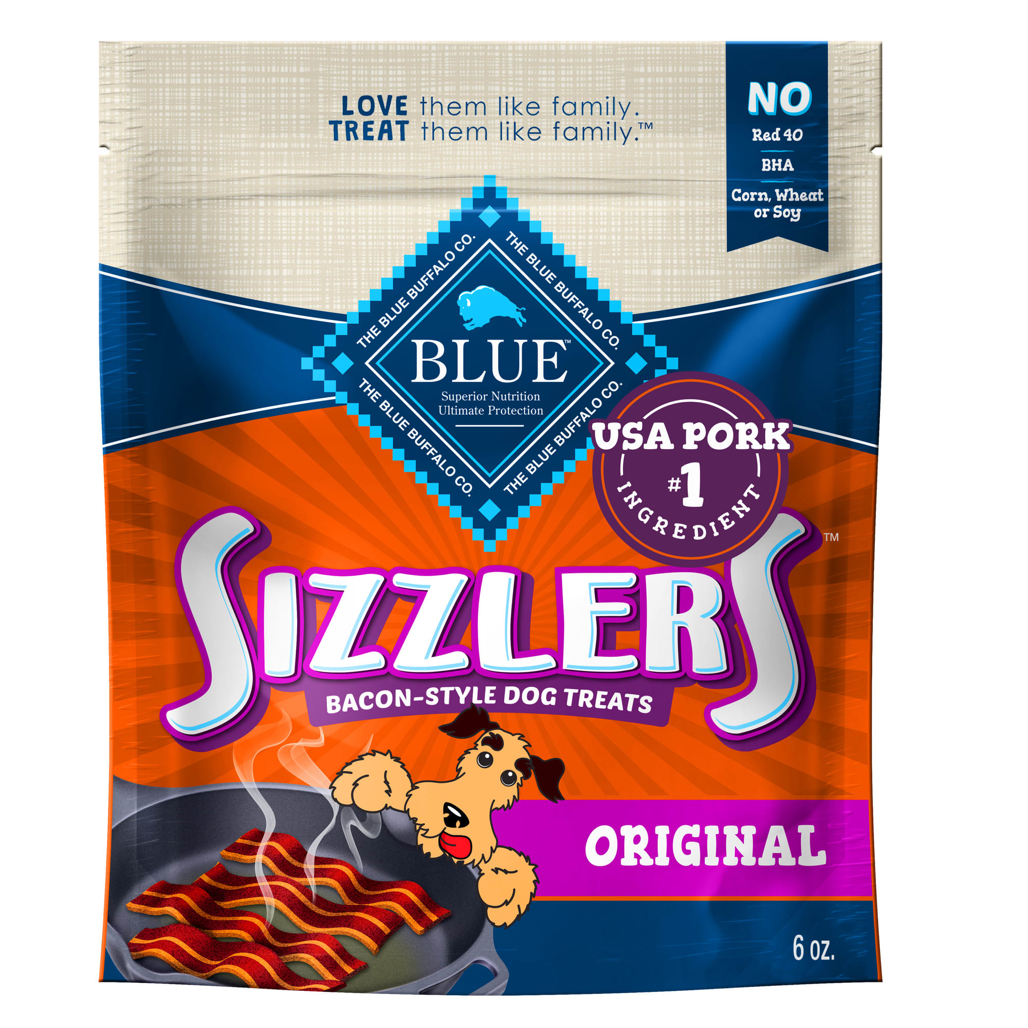Blue Buffalo Blue Sizzlers Bacon-Style 