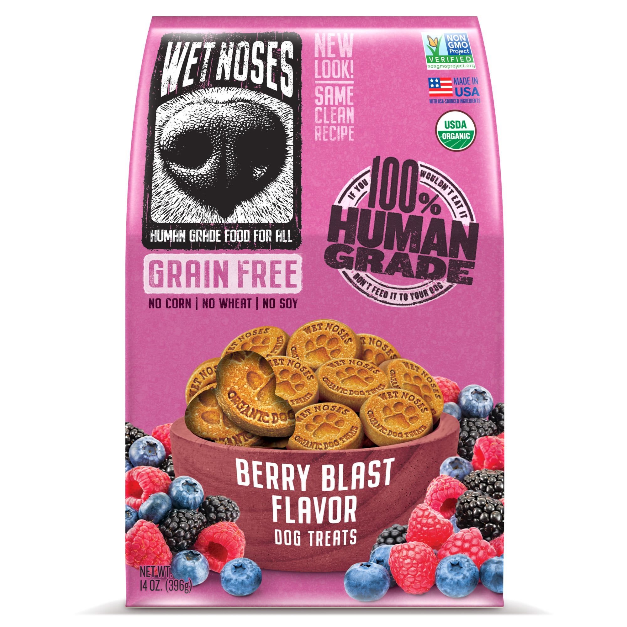 Wet Noses Grain Free Berry Blast Dog Treats 14 oz