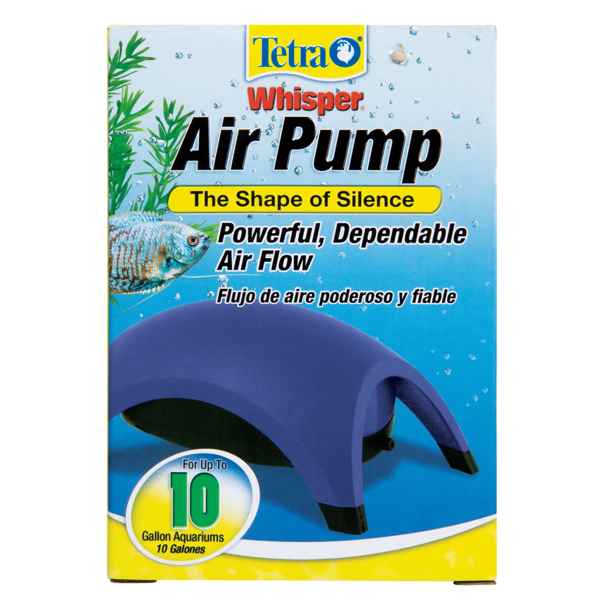 Tetra Whisper Aquarium Air Pump for 10 gallon Aquariums