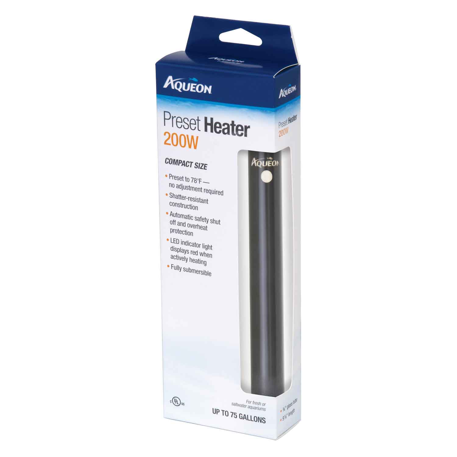 Aqueon Preset Aquarium Heater, 200W | Petco