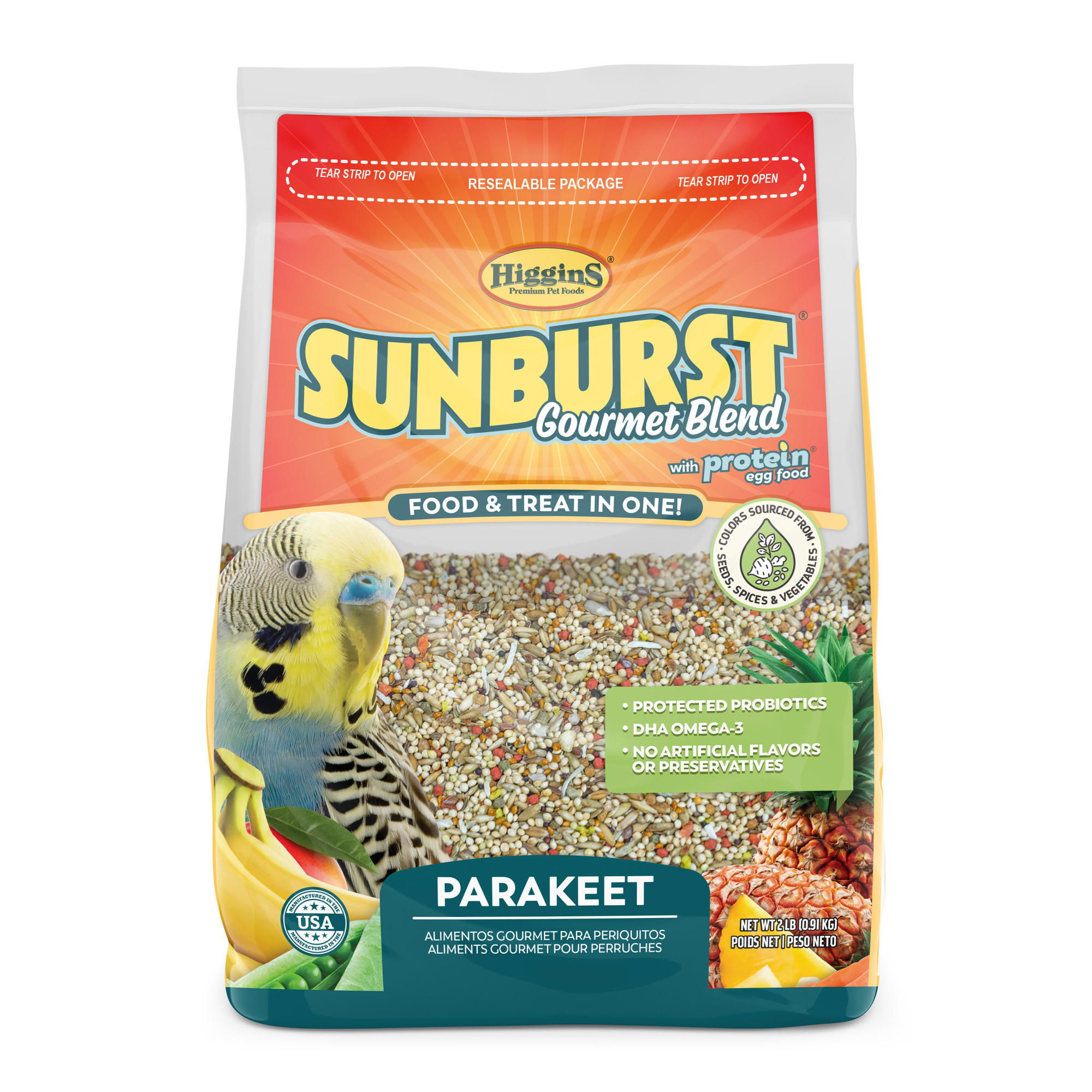 Higgins Sunburst Parakeet 2 lb Petco