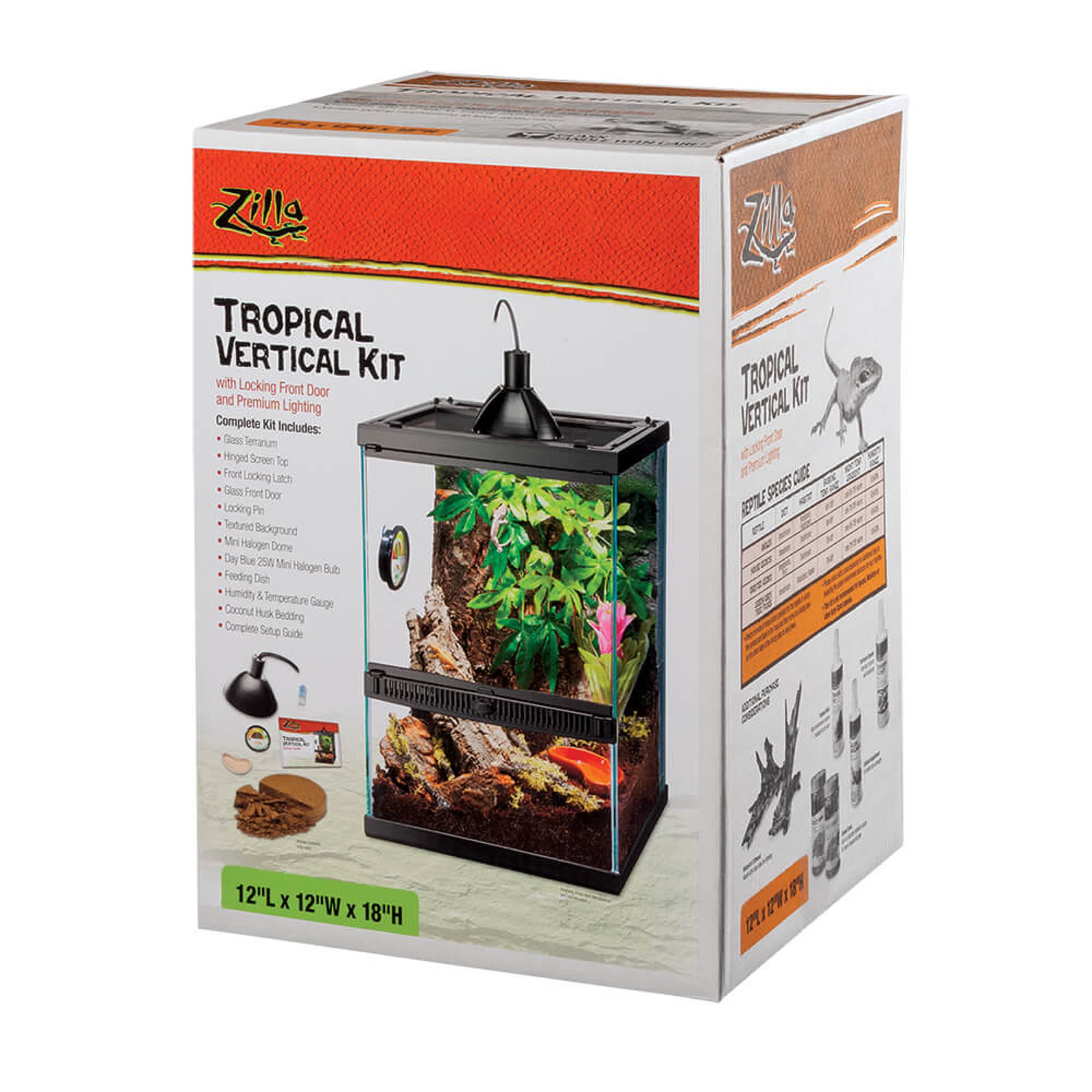 Zilla Tropical Vertical Kit, 10 Gallon 