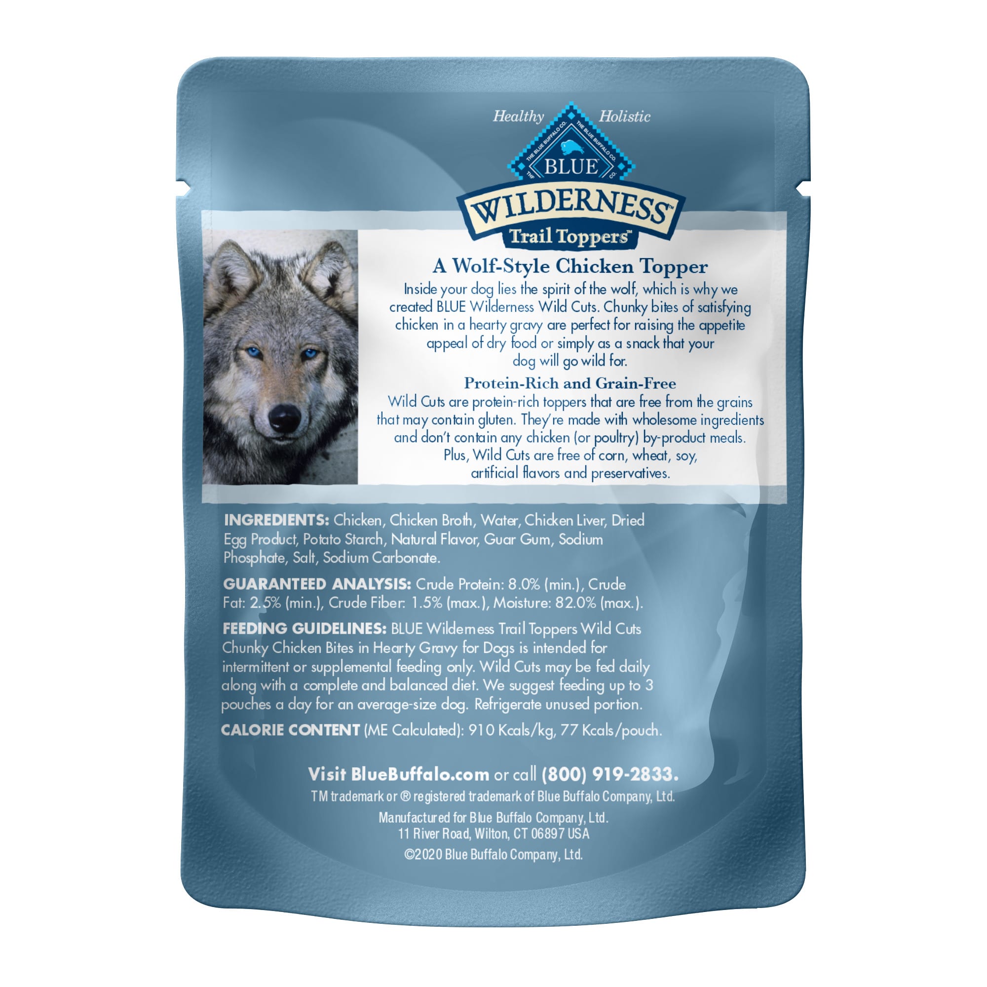 Blue buffalo shop wilderness puppy ingredients