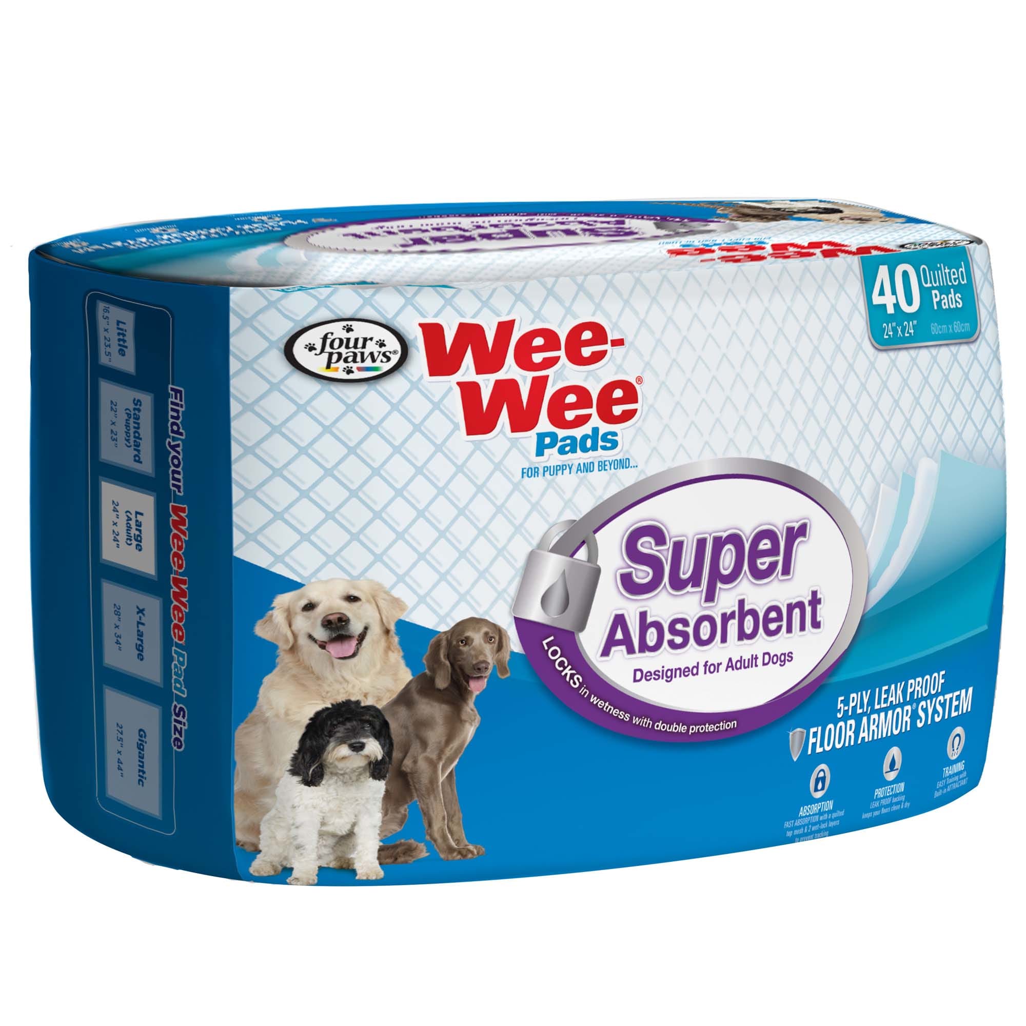 Most absorbent pee pads for cheap dogs