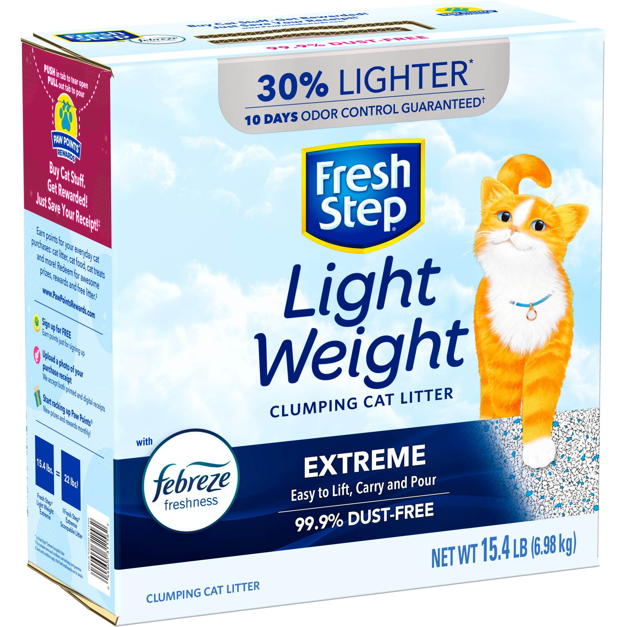 Fresh step lightweight 2024 extreme cat litter