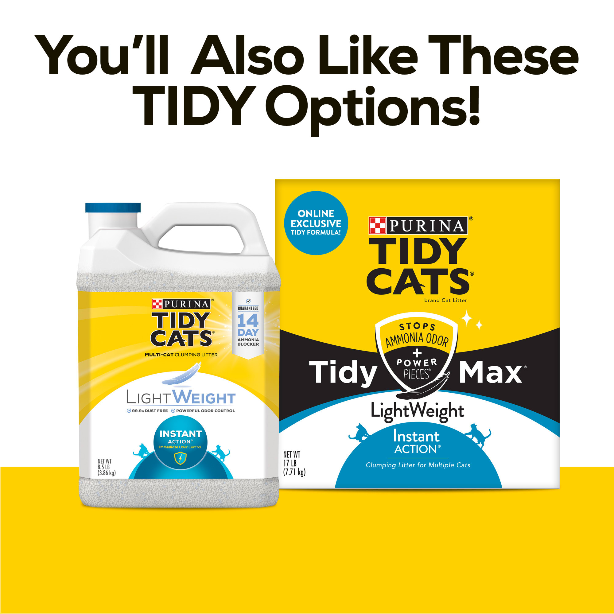 Tidy cats lightweight outlet instant action