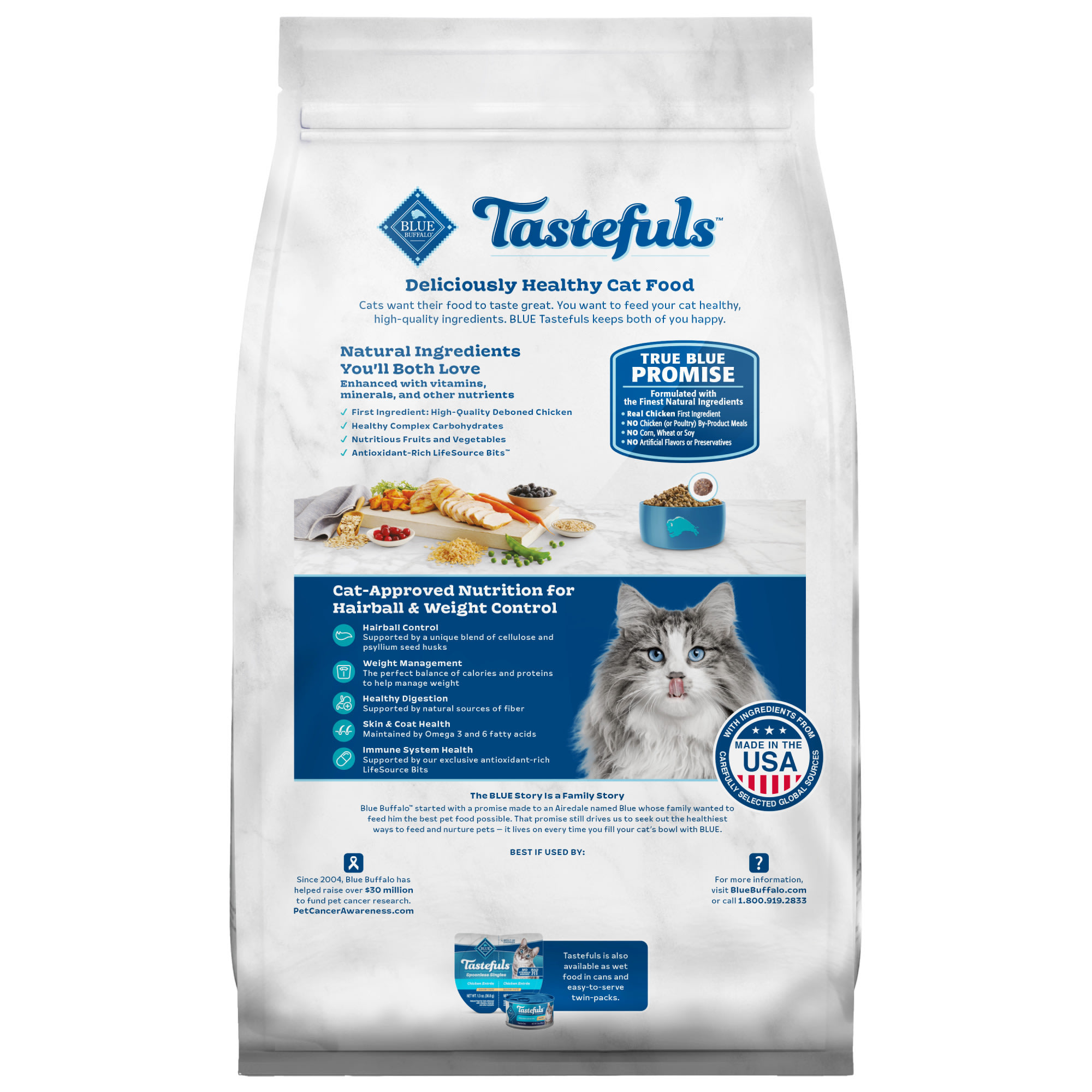 Blue buffalo cat outlet food hairball