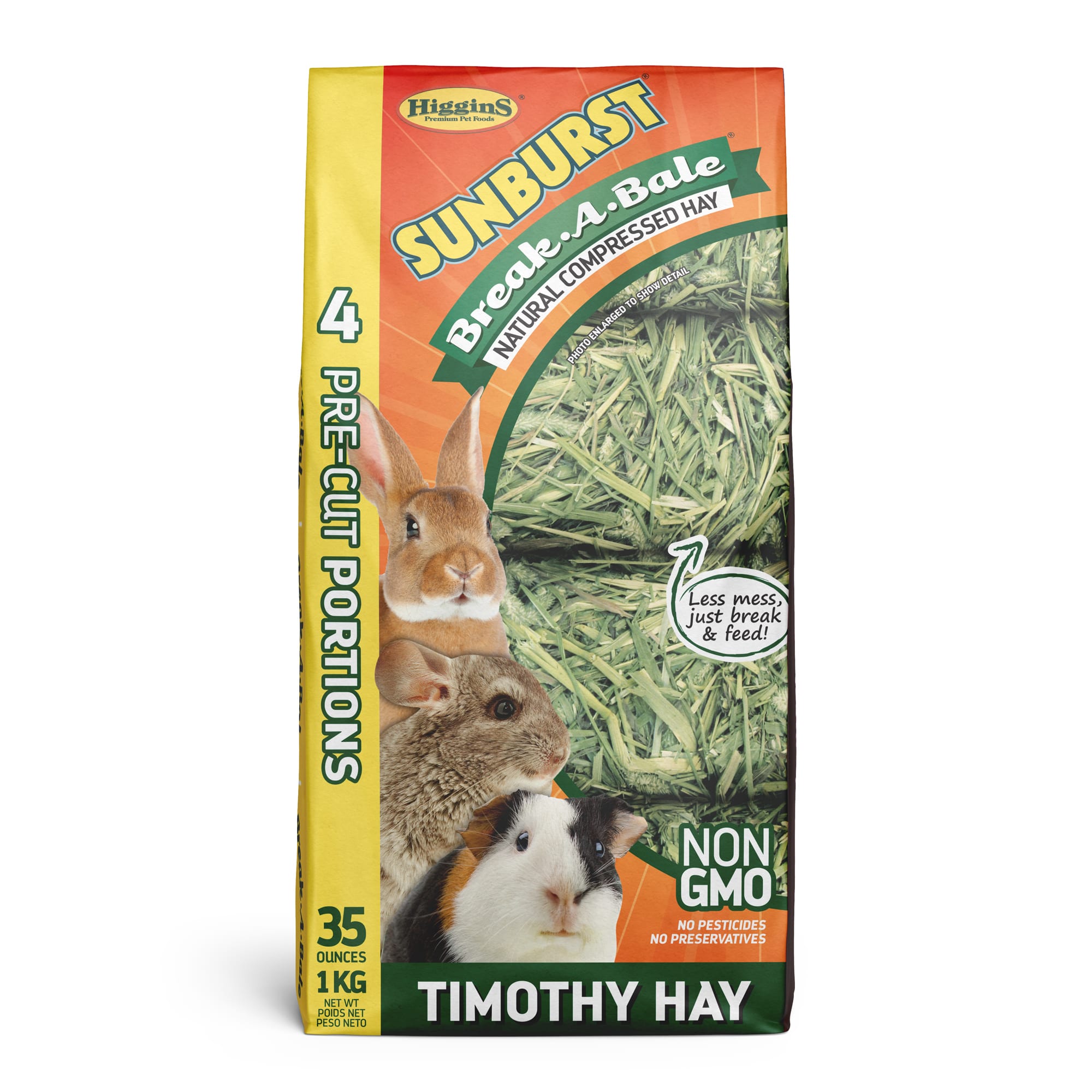 Timothy Hay Mini Bales, Certified, Gamma Irradiated S1013