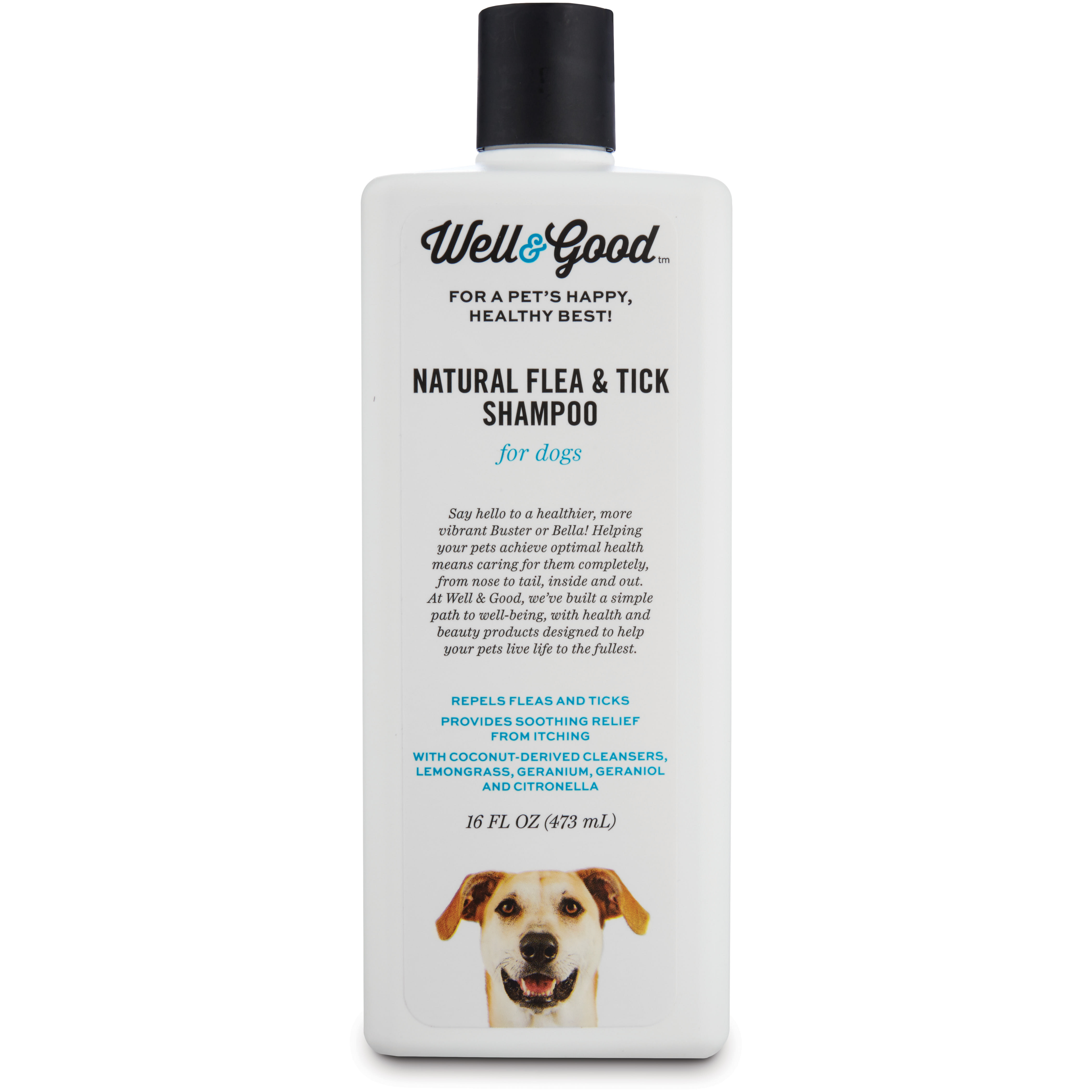 Well & Good Natural Flea and Tick Dog Shampoo, 16 fl. oz. Petco