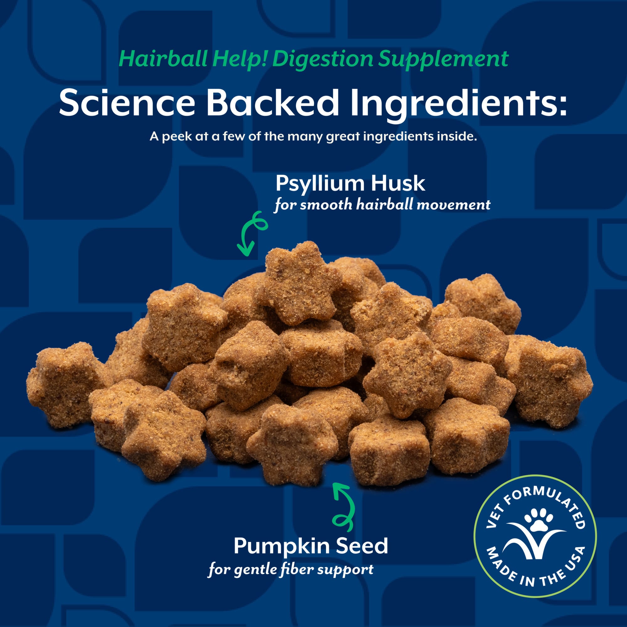 NaturVet Salmon and Bacon Flavor, Hairball Help! Digestion