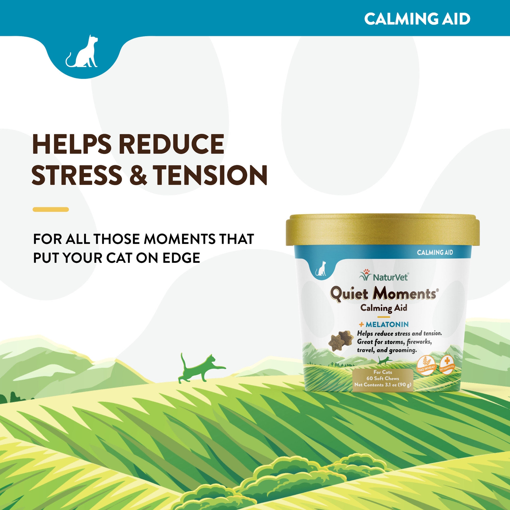 Quiet Moments Calming Aid Plus Melatonin Soft Chews