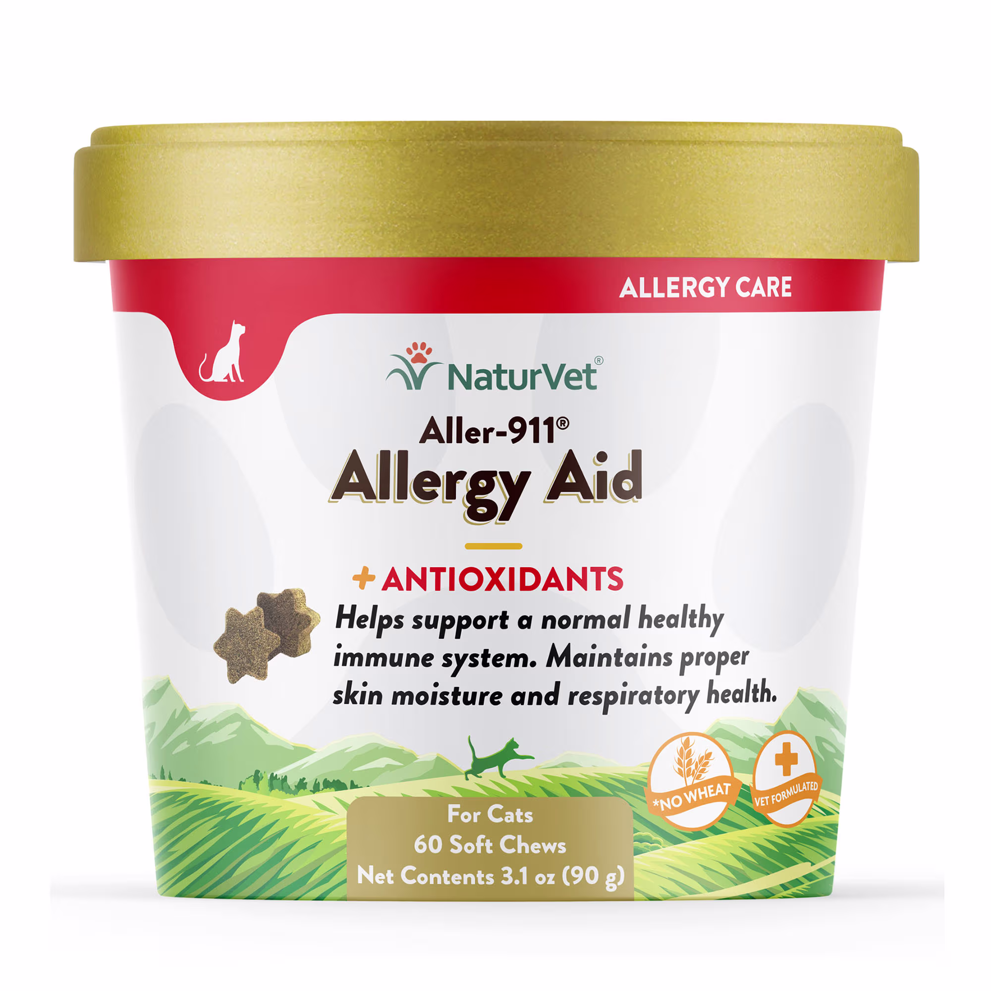 Premium Cat Allergy Relief Tablets – Itch Relief & Immune Support (1 Bottle)