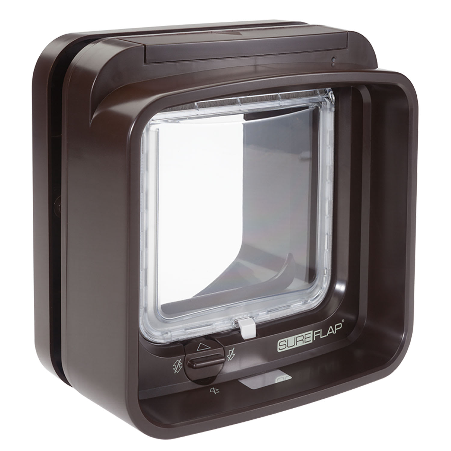 Patois hoofdstad Wacht even SureFlap Microchip DualScan Cat Flap, Brown | Petco