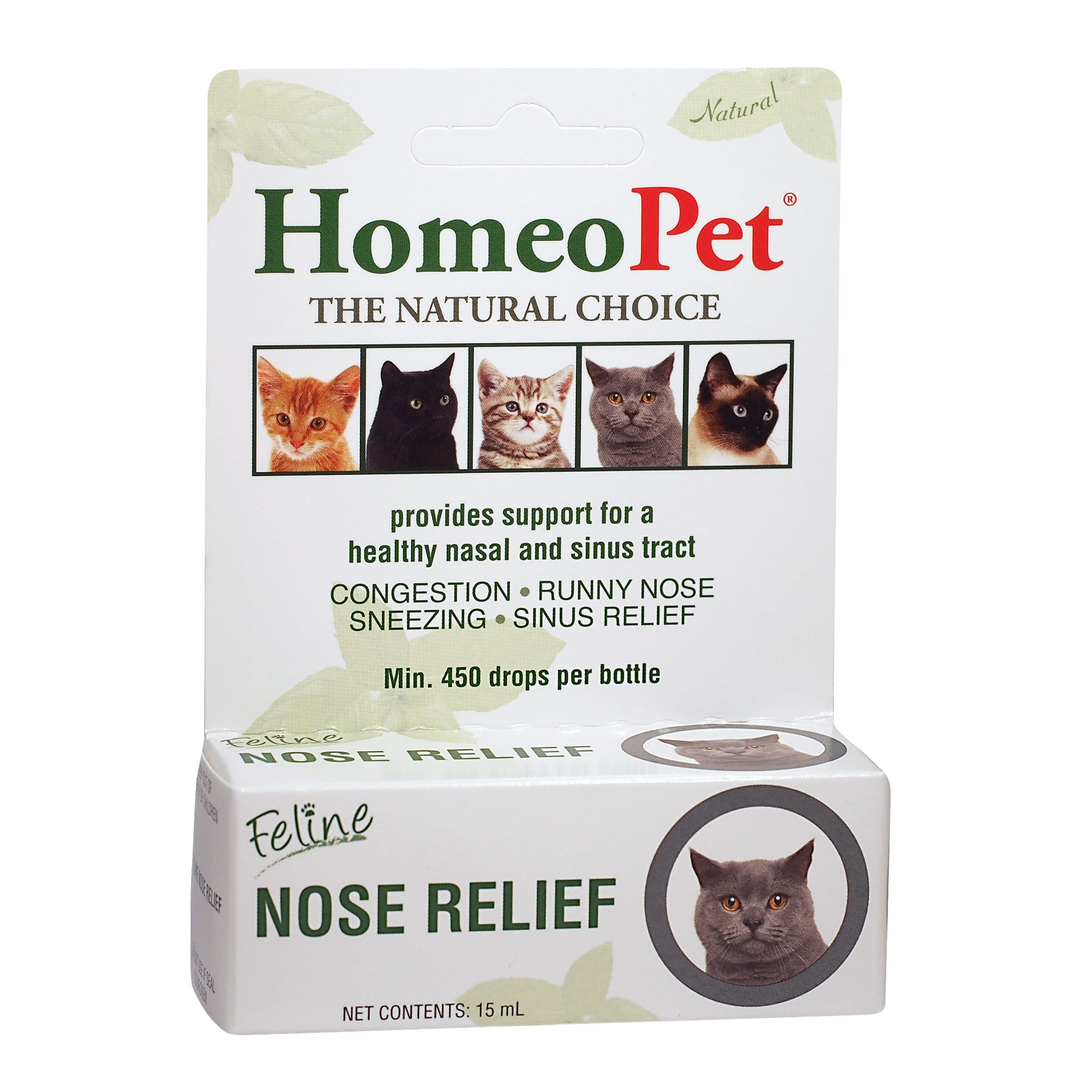 Homeopet Feline Nose Relief 15 Ml Petco