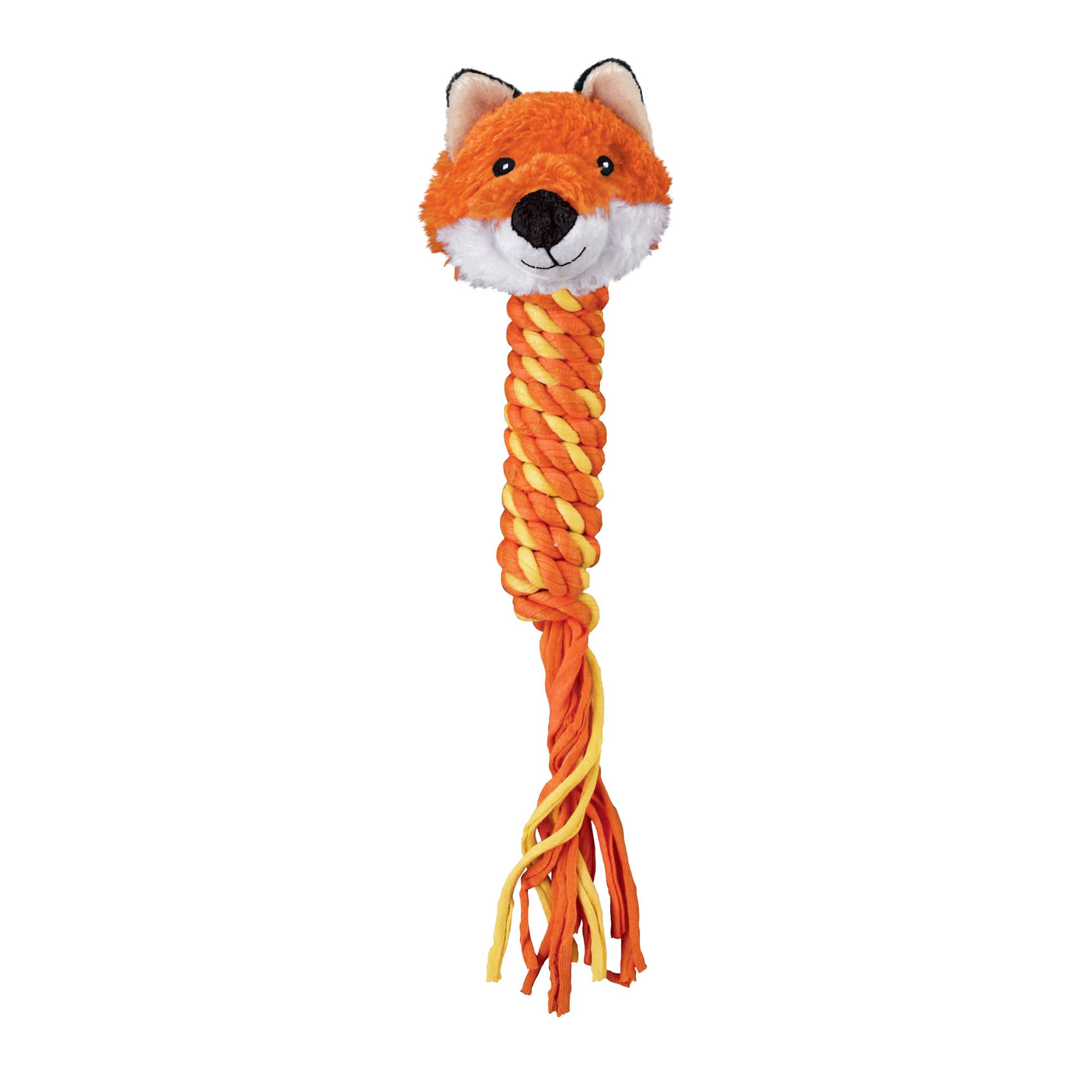 Top Paw Realistic Fox Flattie Crinkle Squeaker Small Dog Toy (1 ct)