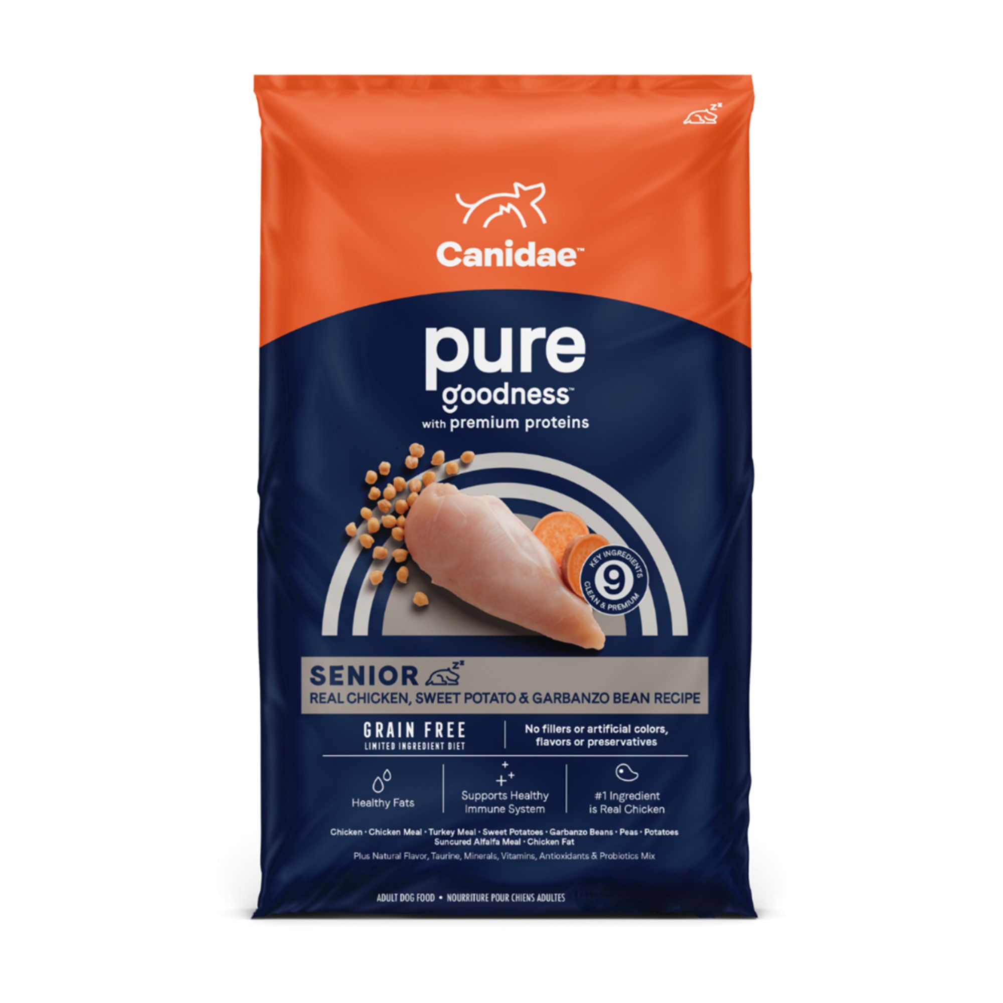 UPC 640461018130 product image for Canidae Pure Grain Free Limited Ingredient Senior Real Chicken, Sweet Potato & G | upcitemdb.com