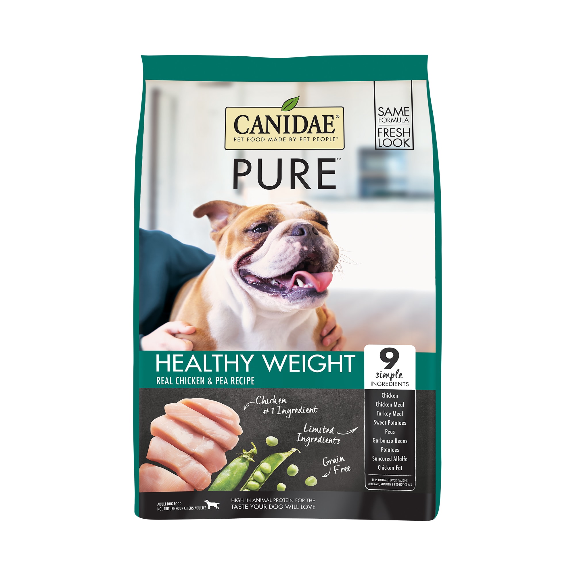 UPC 640461018079 product image for CANIDAE PURE Grain Free Limited Ingredient Healthy Weight Real Chicken & Pea Dry | upcitemdb.com