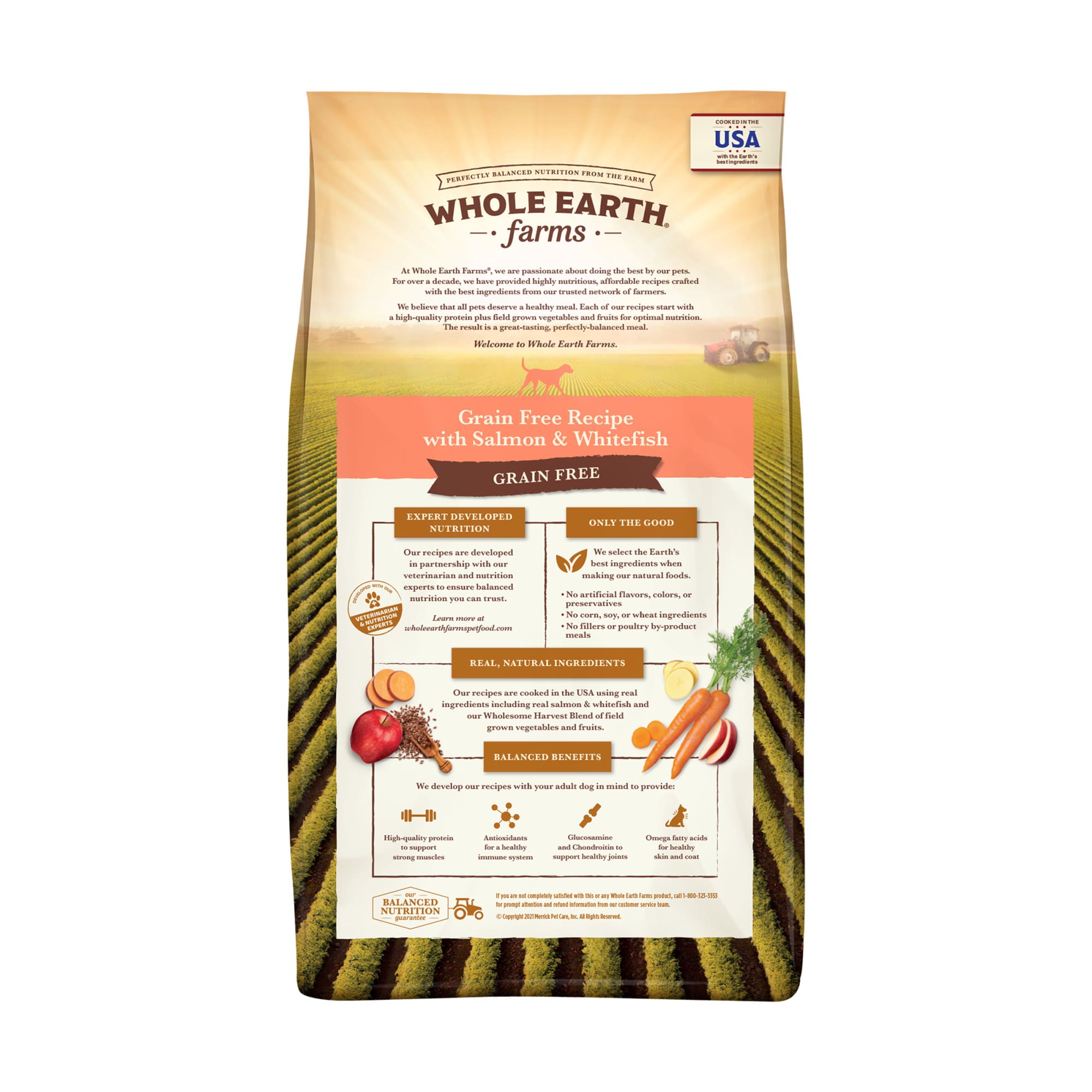 HOT Farms Dog Whole Earth Farms Salmon And Whitefish Whole