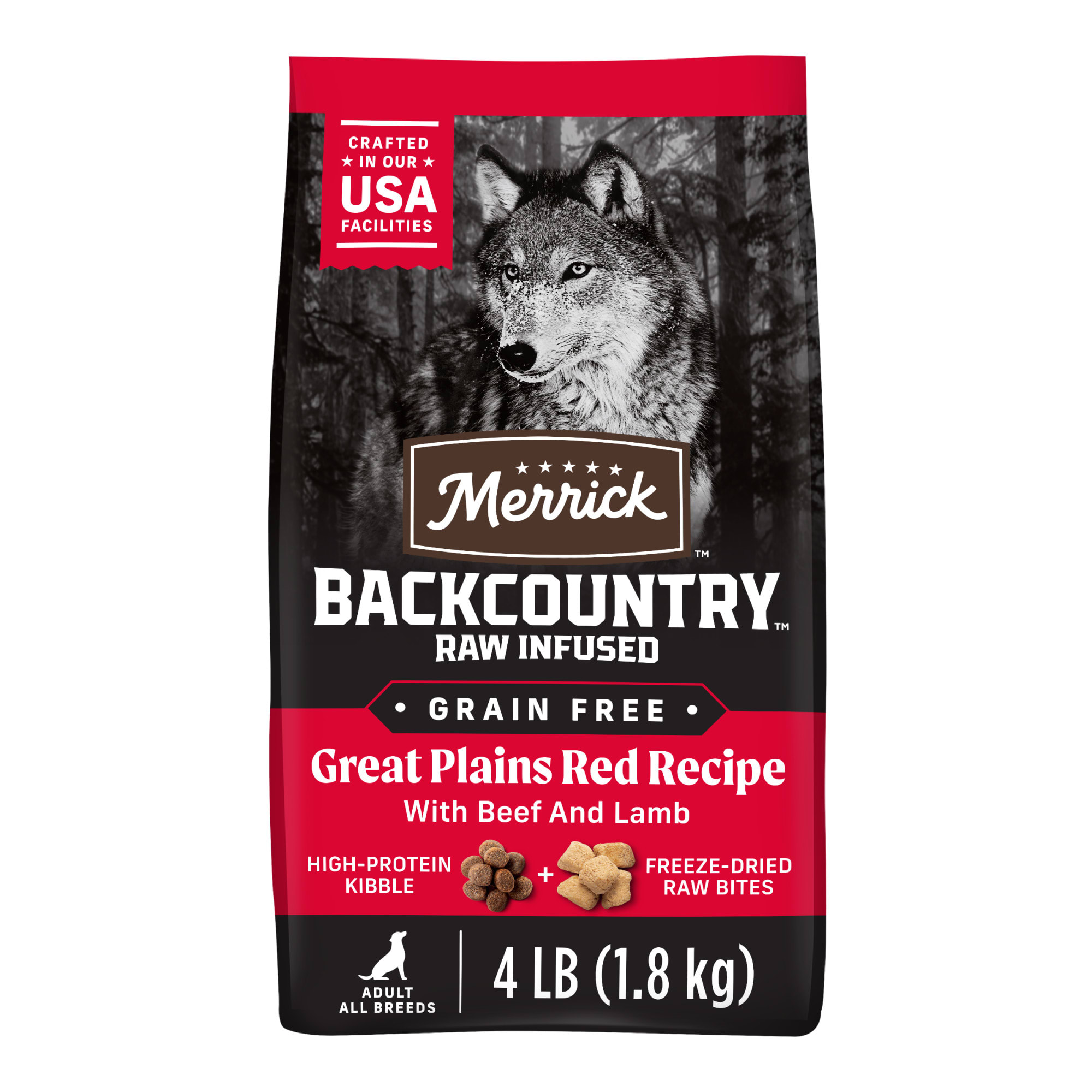 Merrick Backcountry Raw Infused Grain Free Great Plains Red Recipe