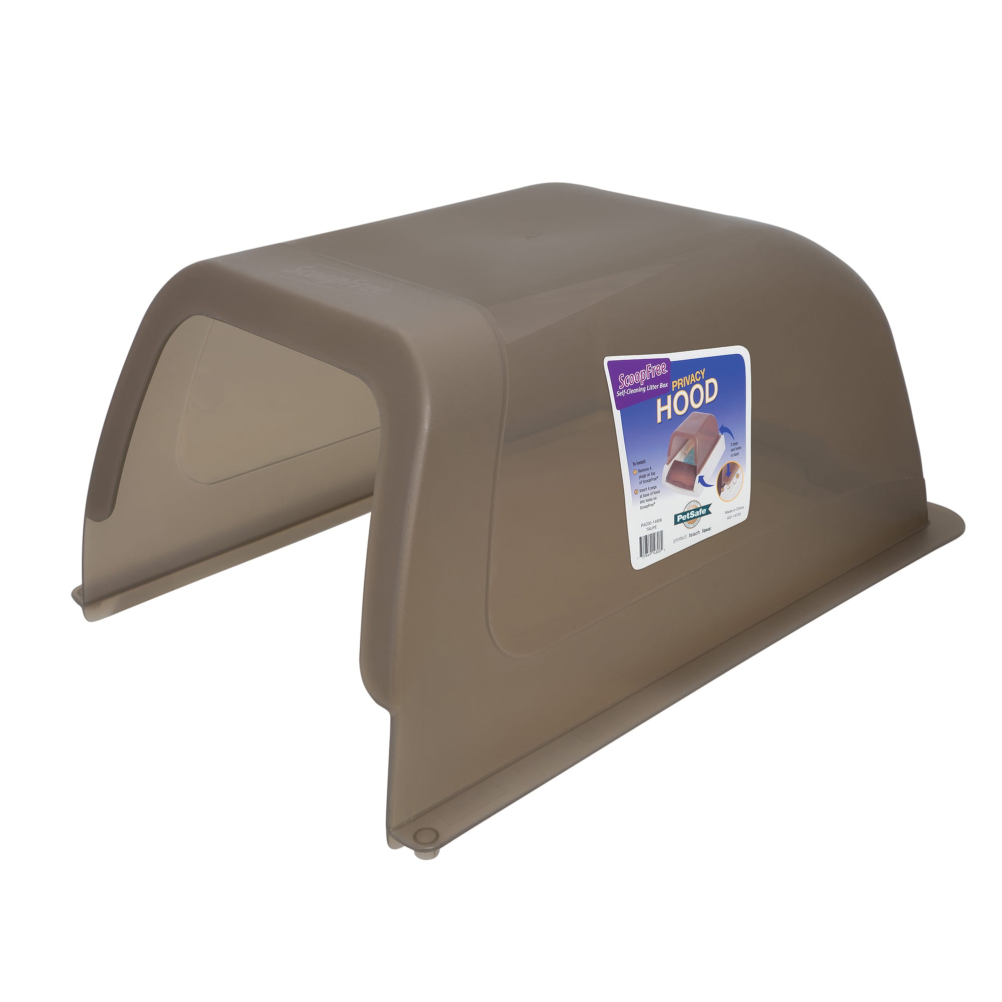 ScoopFree Self Cleaning Litter Box Privacy Hood - Taupe