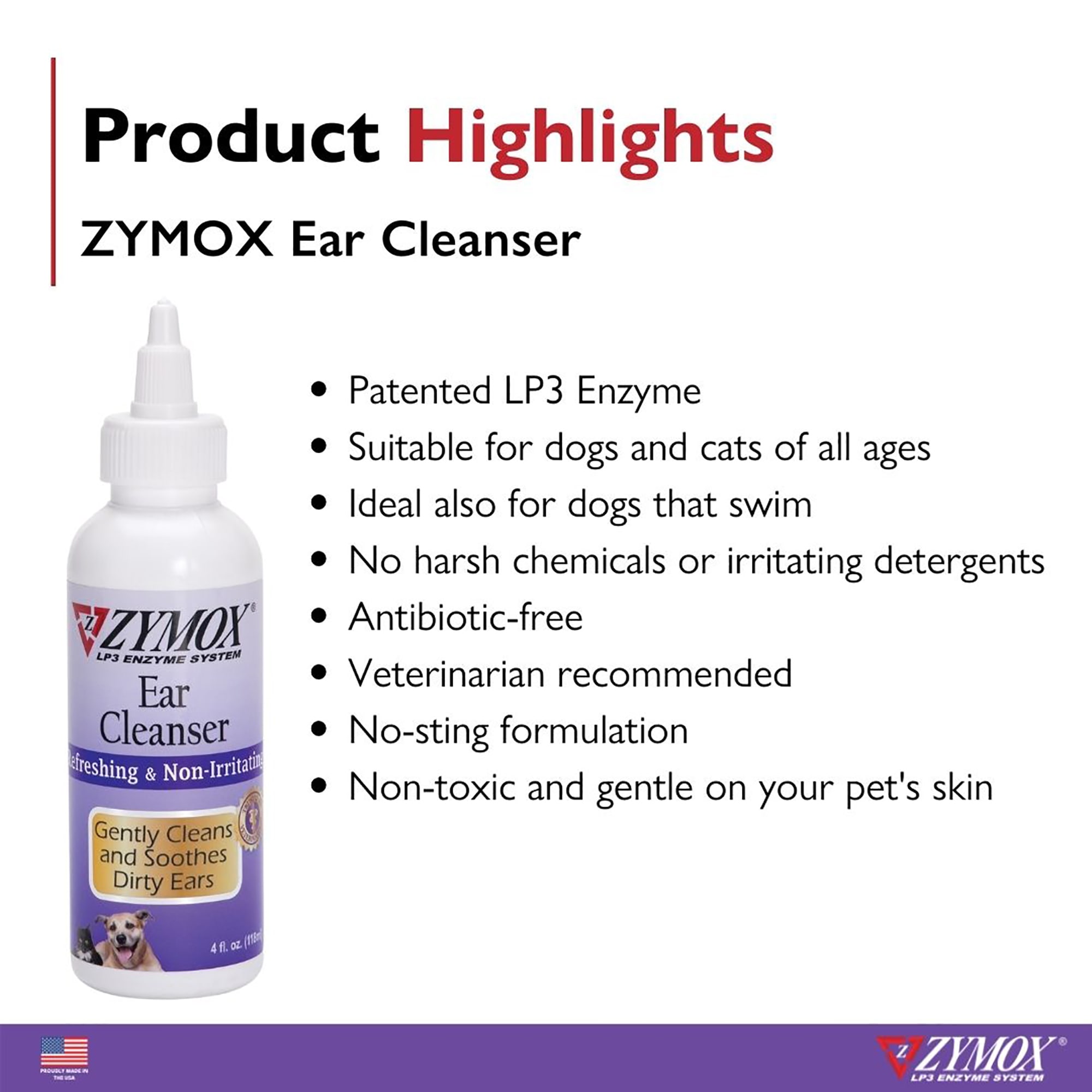 Zymox ear shop cleaner for dogs