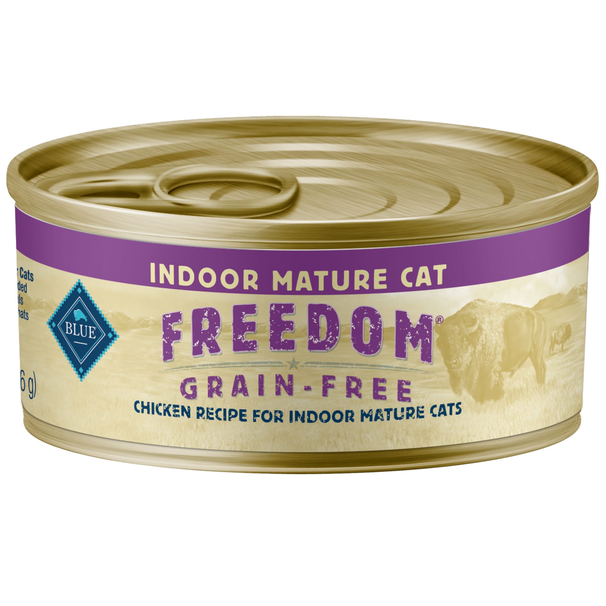 Blue Buffalo Blue Freedom Grain Free Indoor Chicken Senior Canned Cat Food 5.5 oz. Case of 24