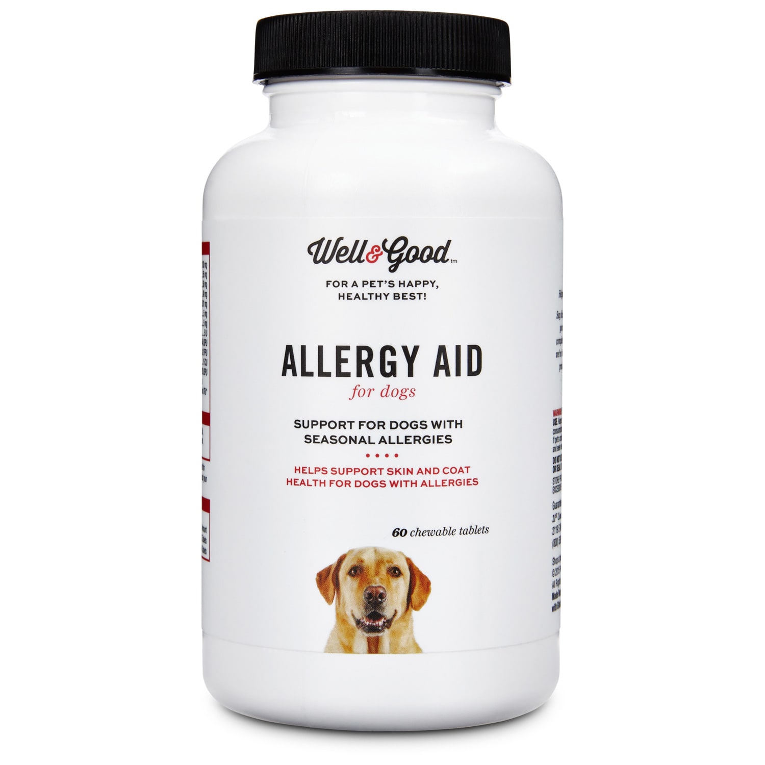 Well \u0026 Good Allergy Aid Dog Tablets, 60 