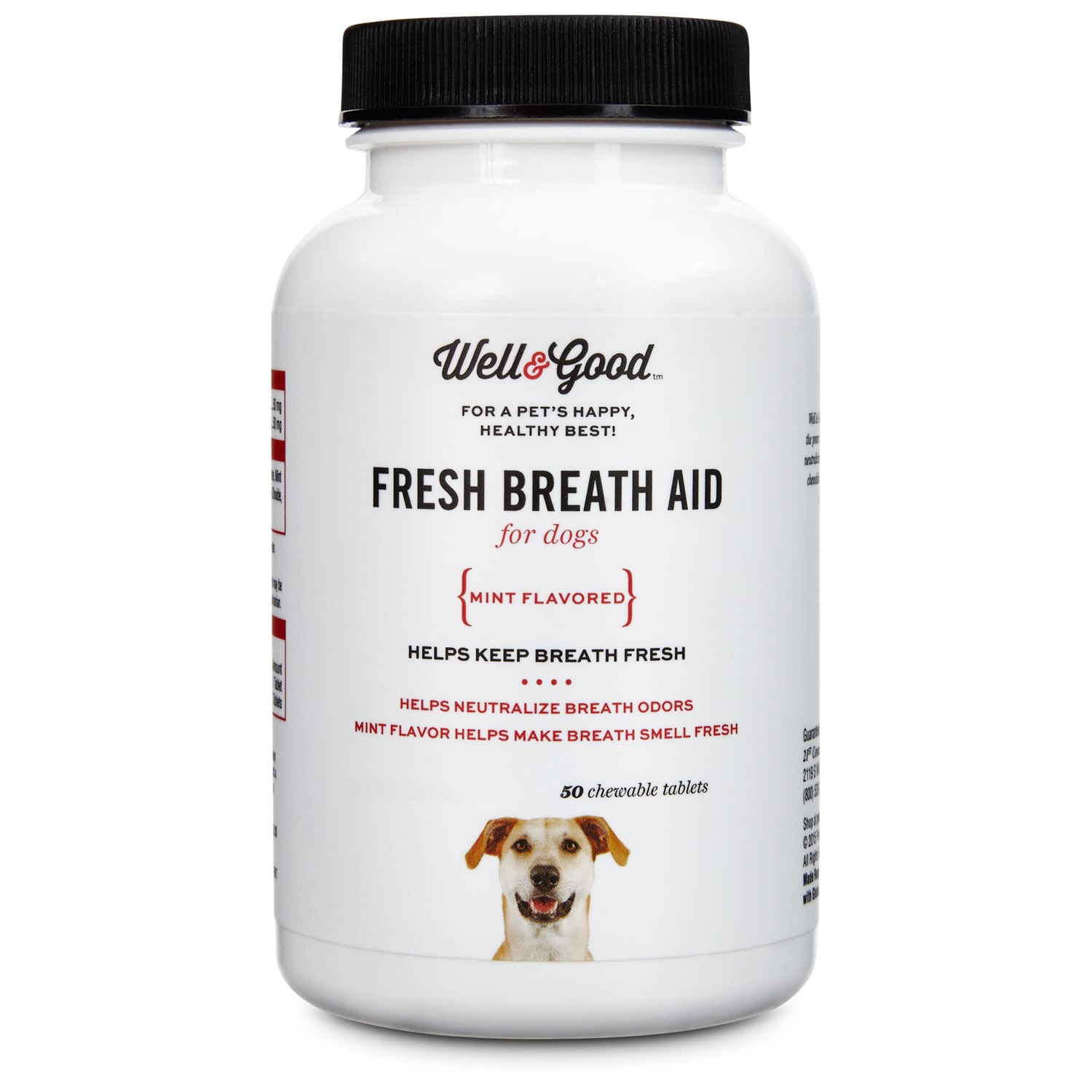 Well \u0026 Good Fresh Breath Dog Tablets 