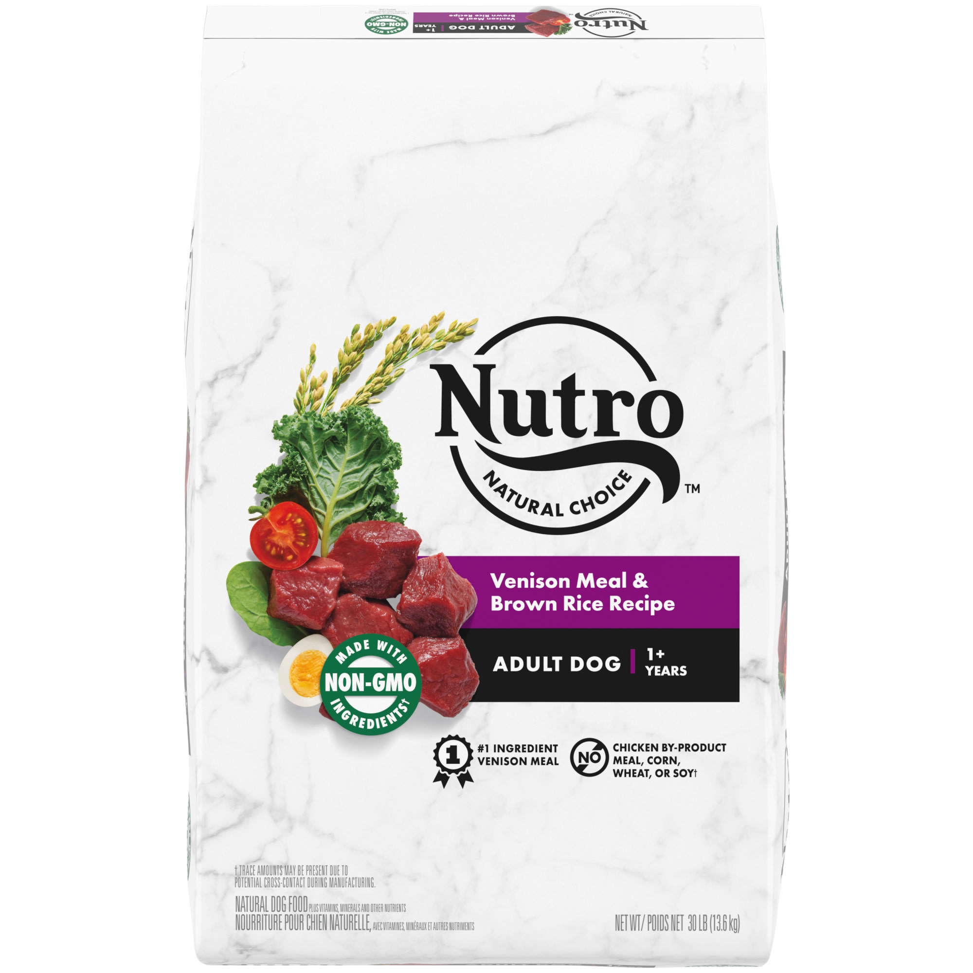 Nutro Natural Choice Vension Meal Brown Rice Recipe Adult Dry Dog Food 30 lbs. Petco