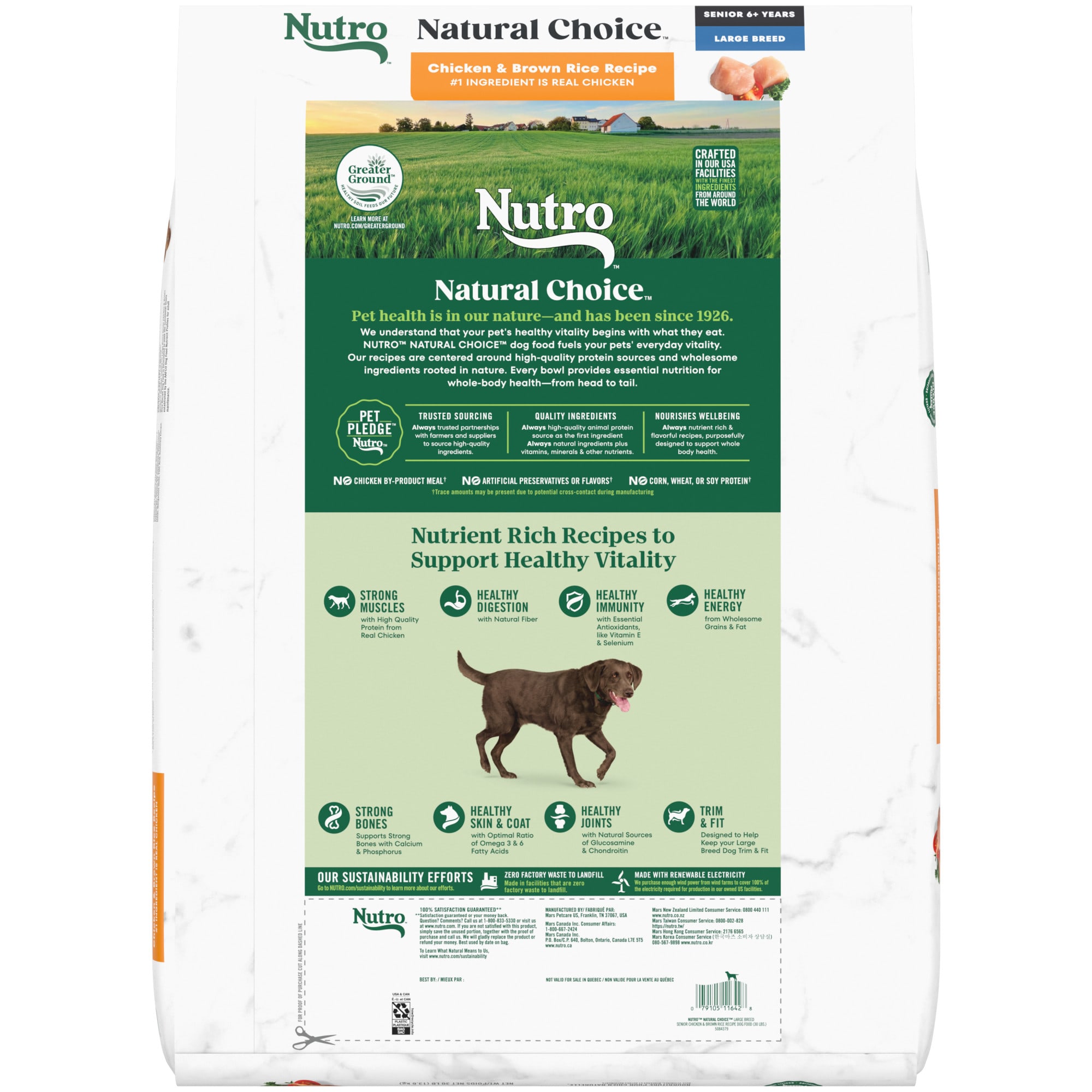 Nutro senior sale large breed