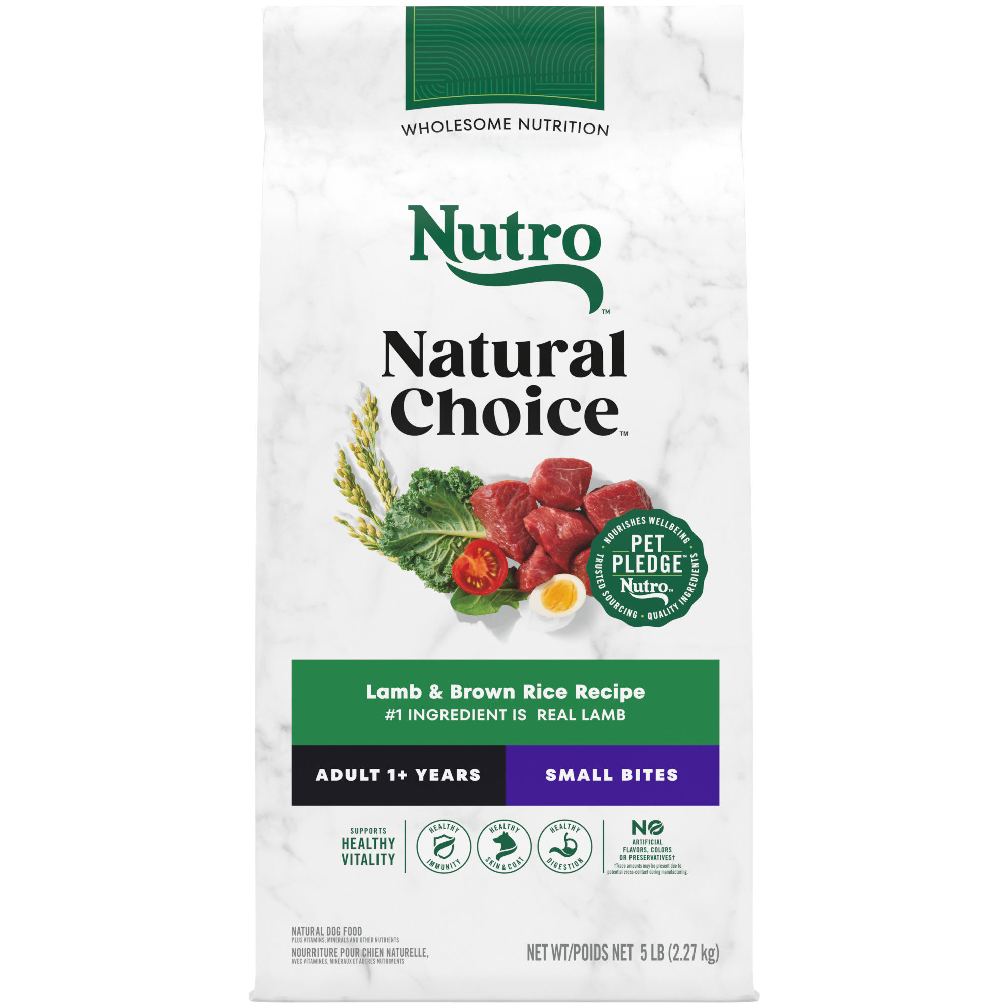 Natural balance lamb and rice small bites best sale