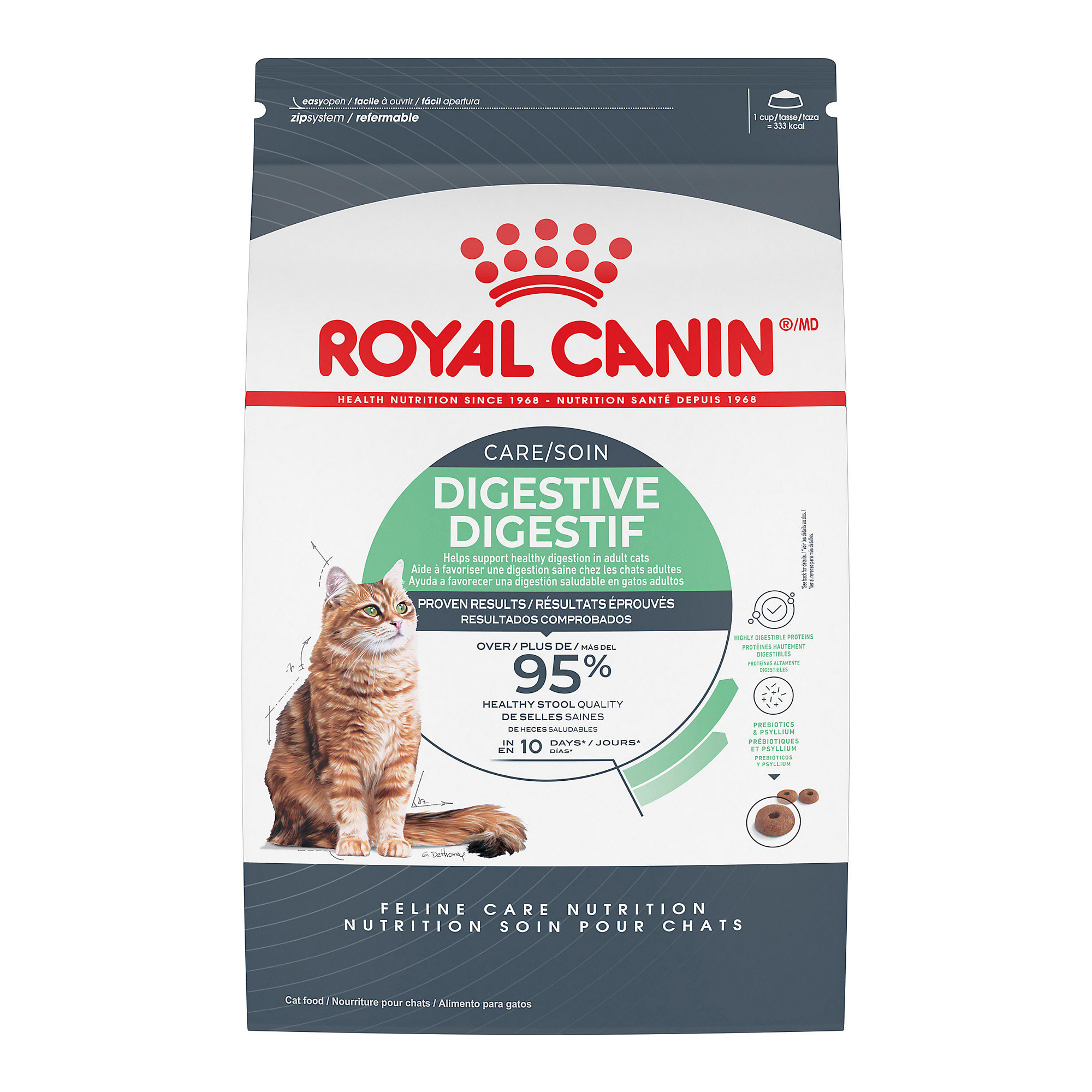 Royal Canin Digestive Care Dry Cat Food, 6 lbs., Bag Petco
