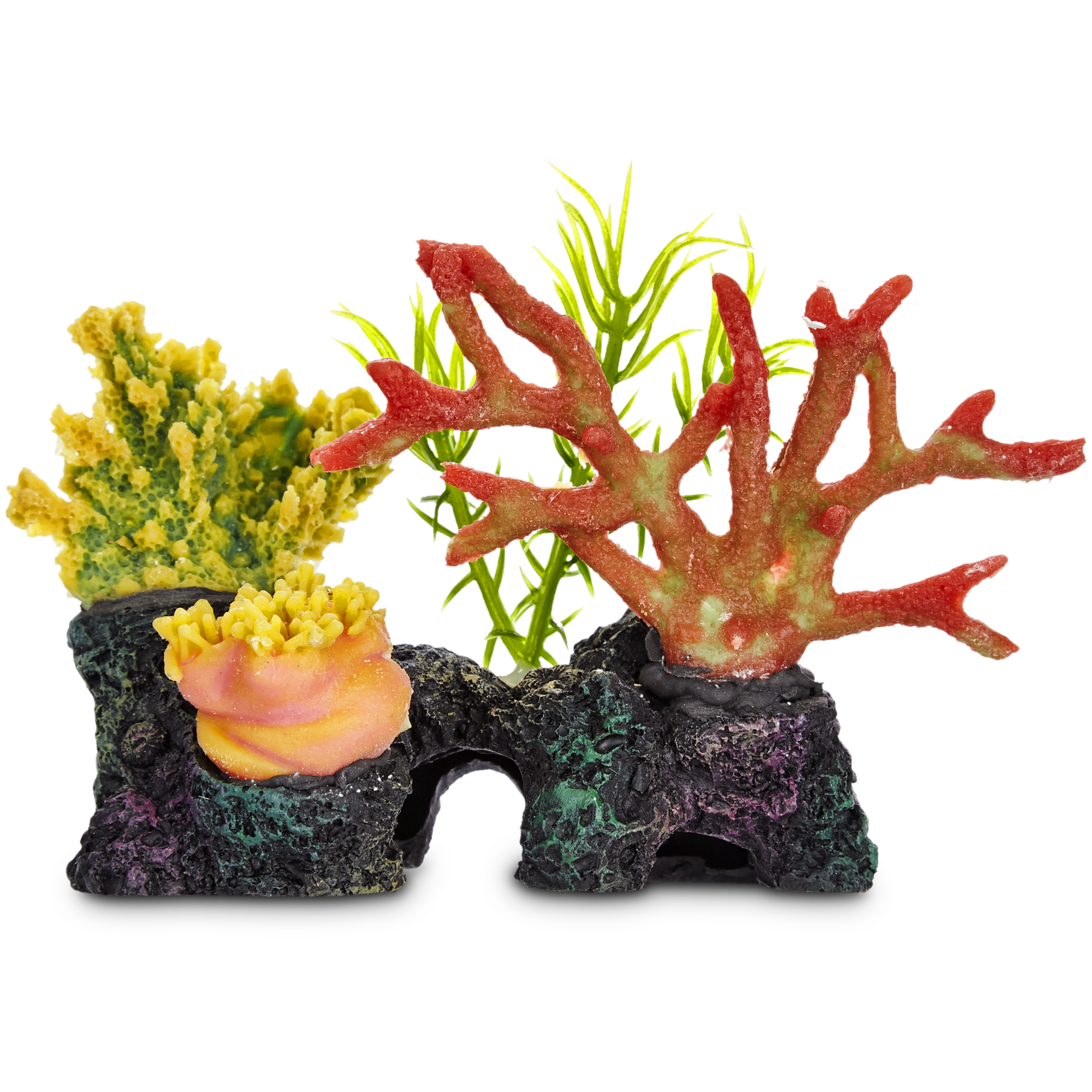 Sea Coral Aquarium Ornaments / Yutiny Artificial Coral Plastic Vivid ...