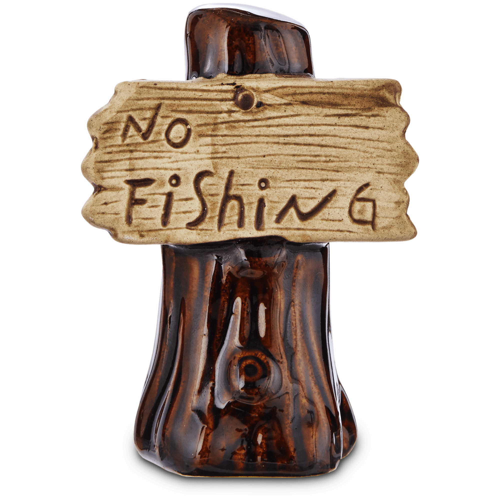 Imagitarium No Fishing Sign Aquatic Decor
