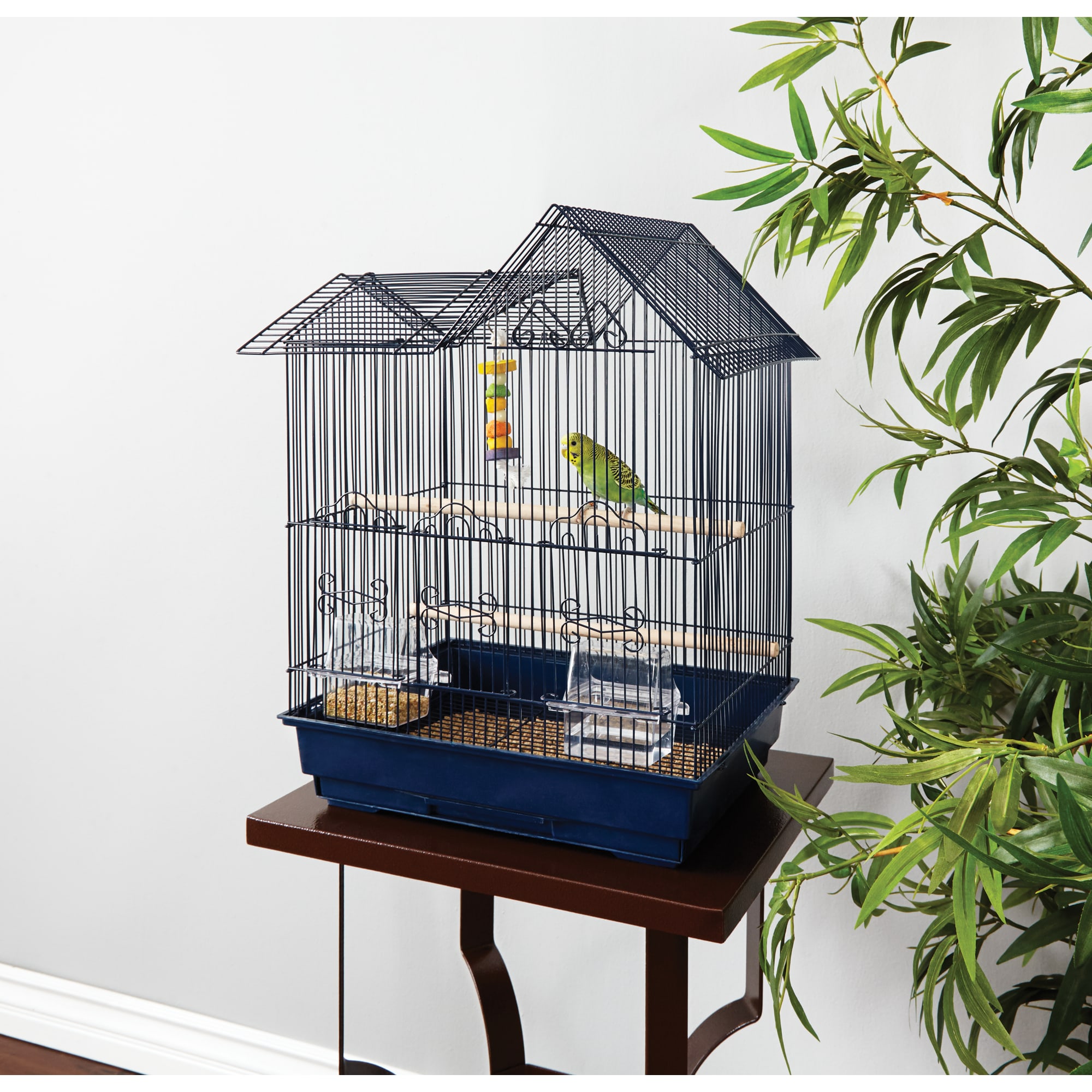 Petco store parrot cage