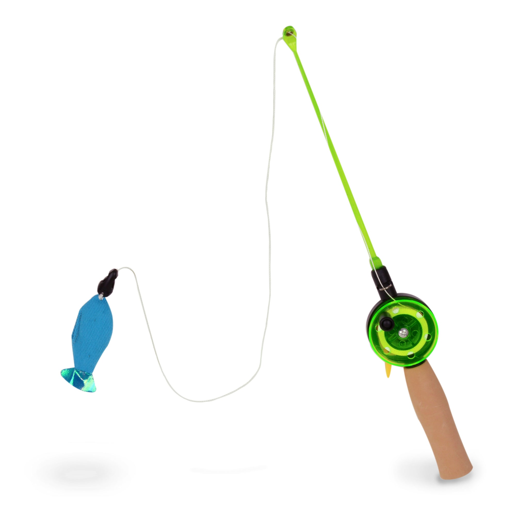 cat fishing rod toy