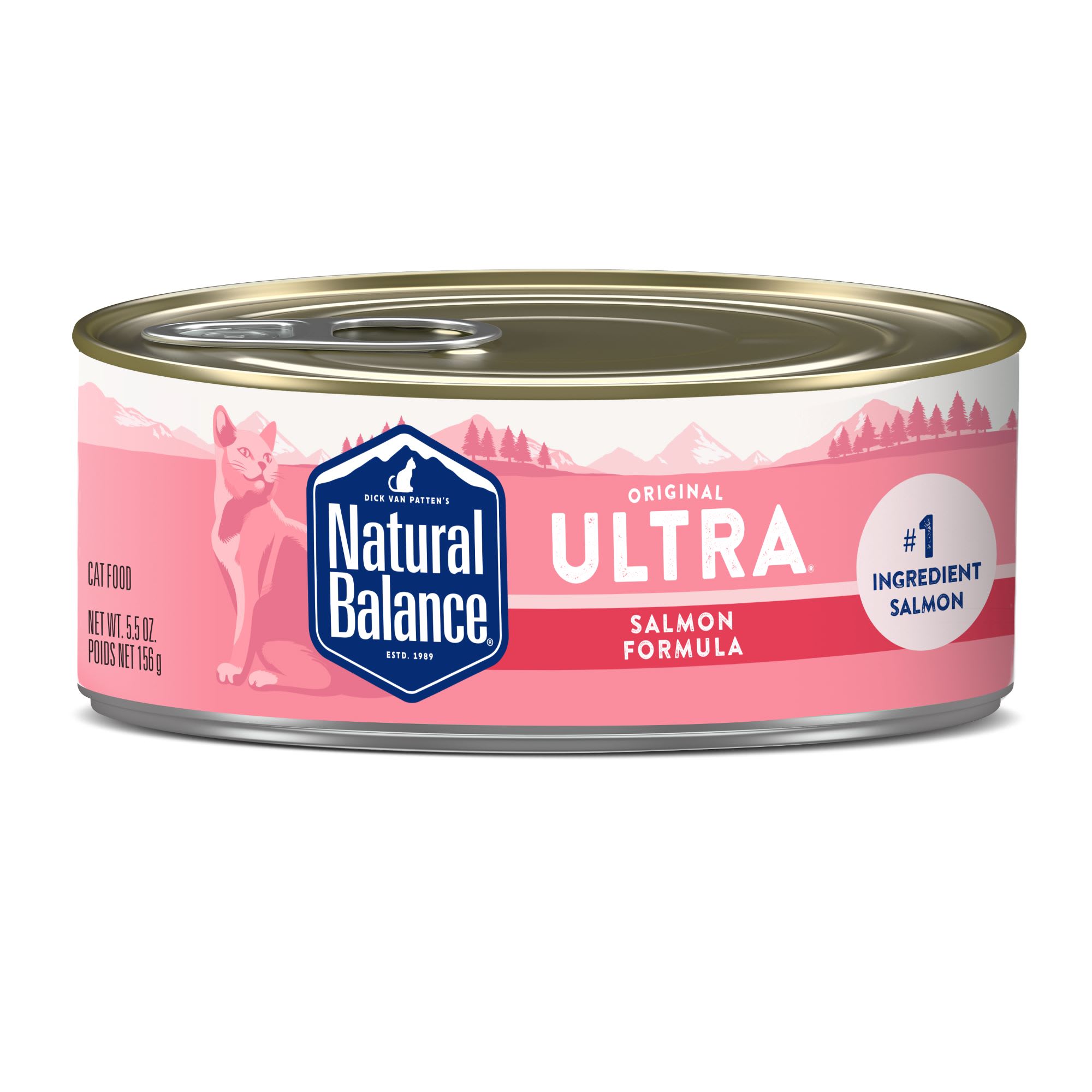 Natural Balance Salmon Wet Cat Food 5.5 oz, 24Pack